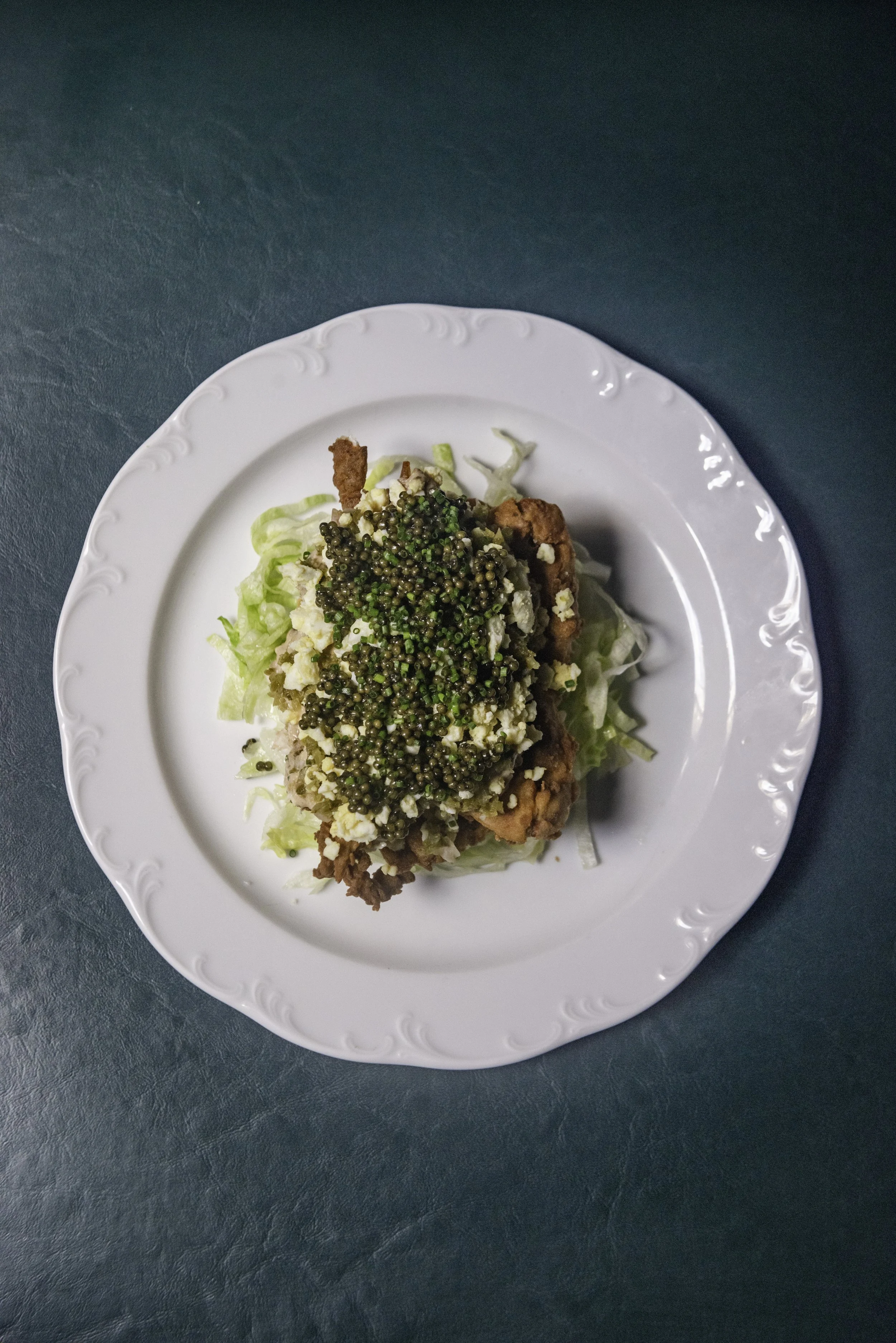 Hot and Cold Crab Salad