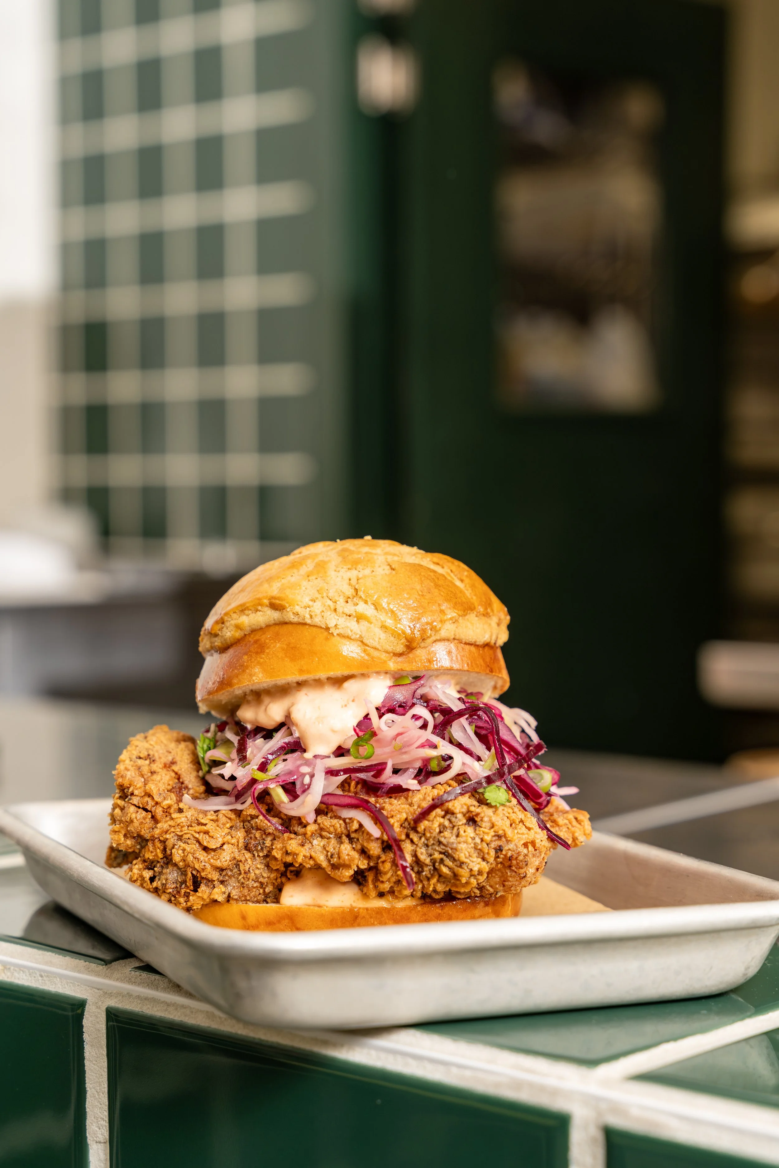 Fried Chicken Bolo Bao