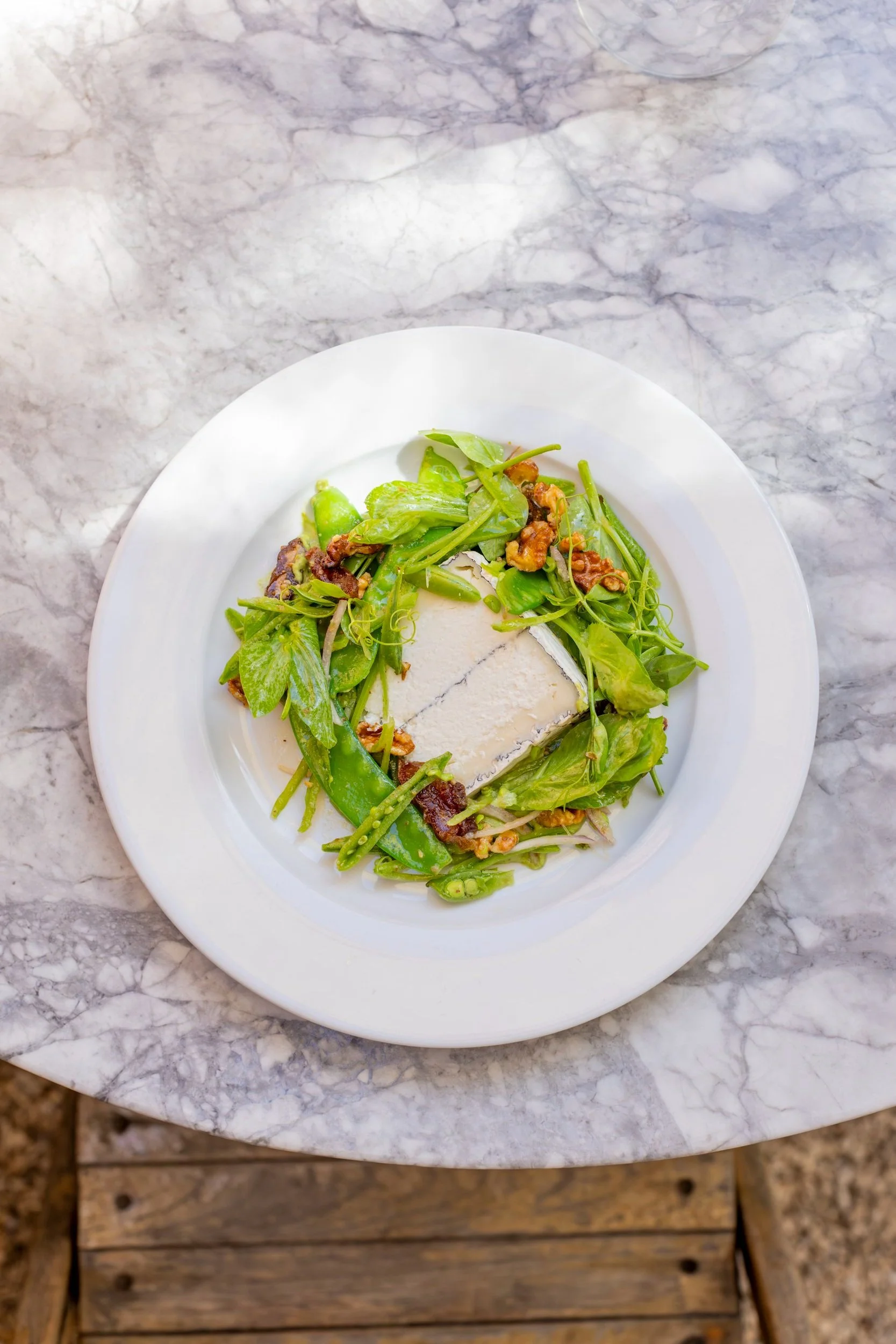 Goat Cheese and Peas