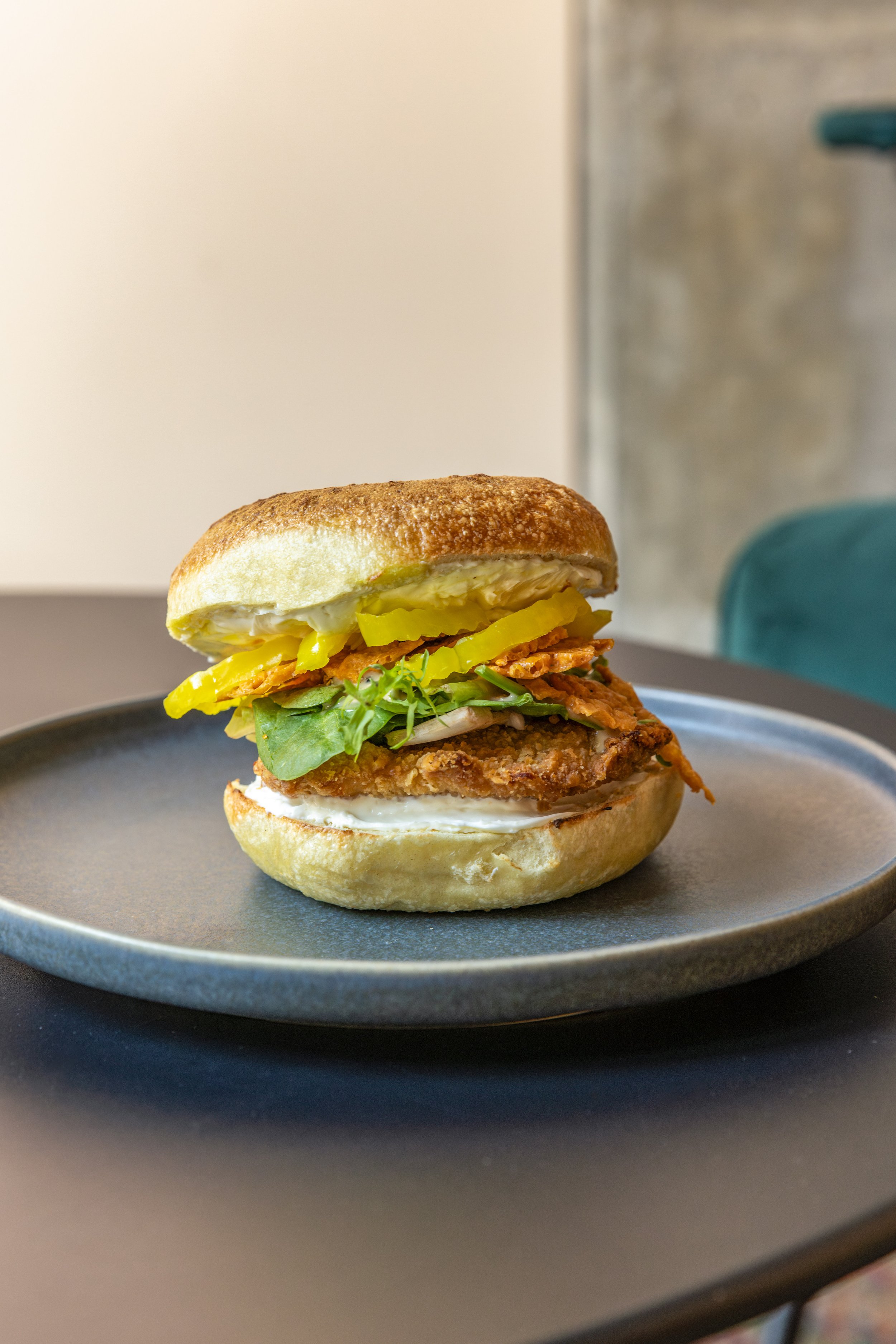 Chicken Caesar Bagel