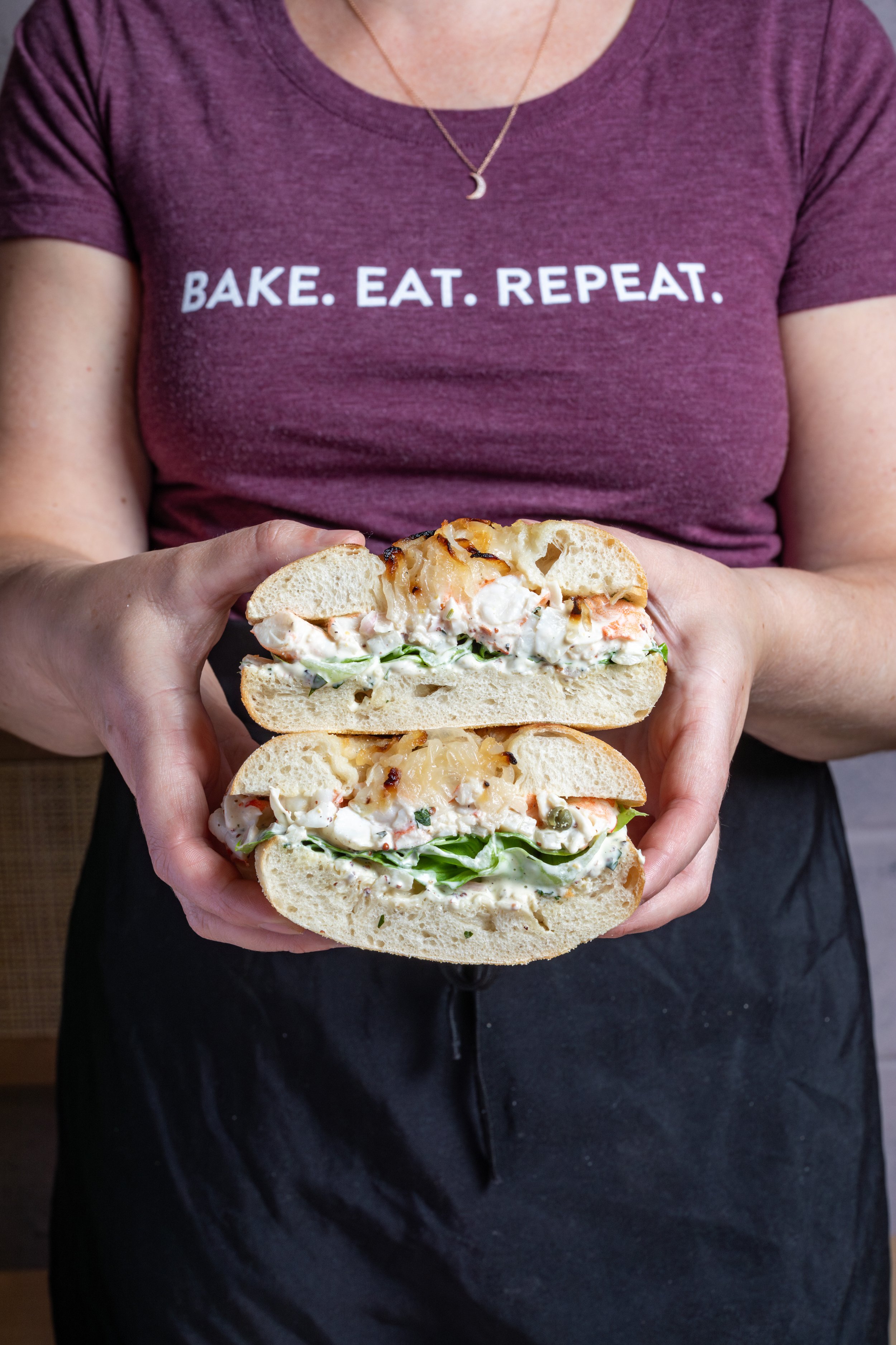 Shrimp Ravigote Bialys