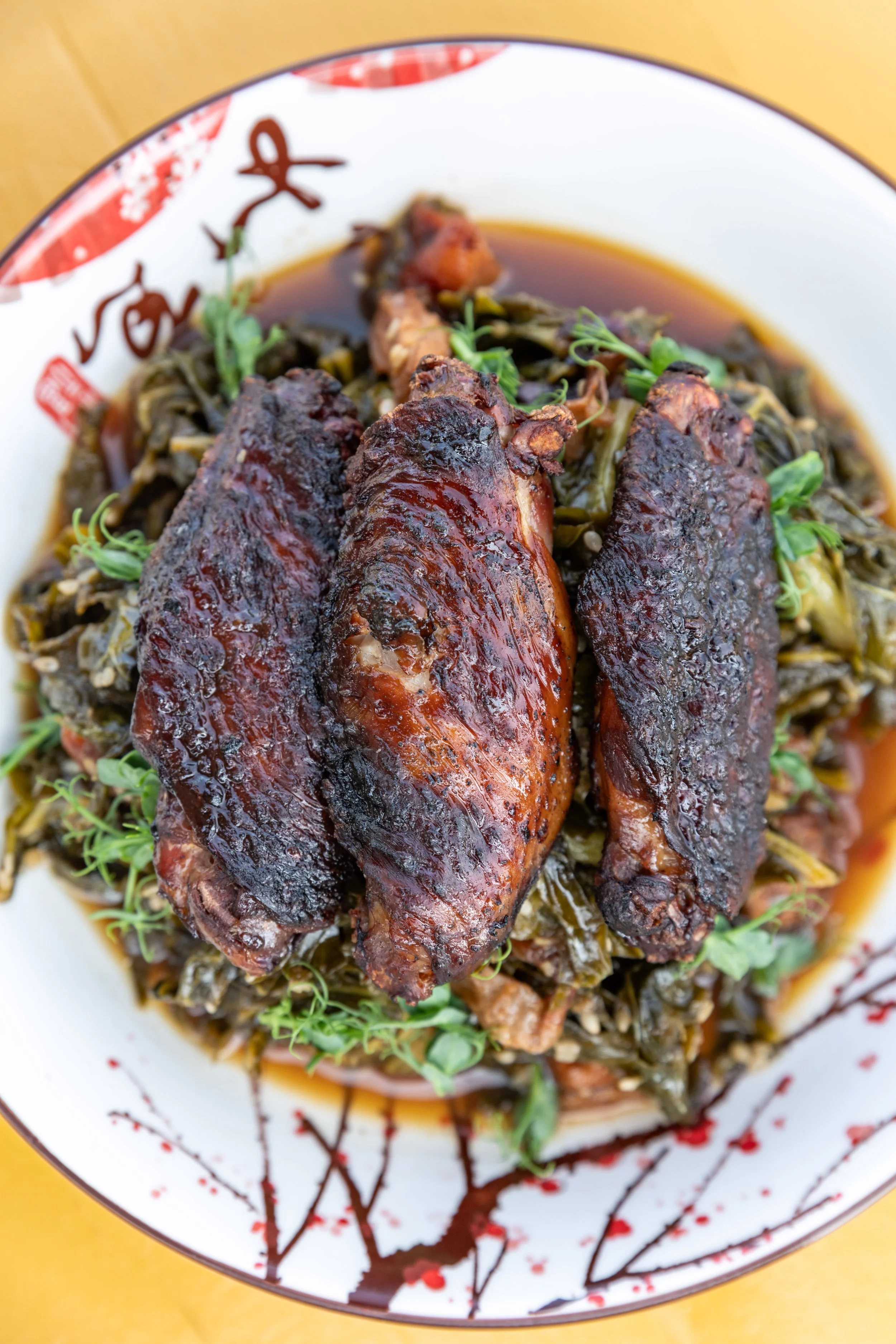 Sesame Collard Greens