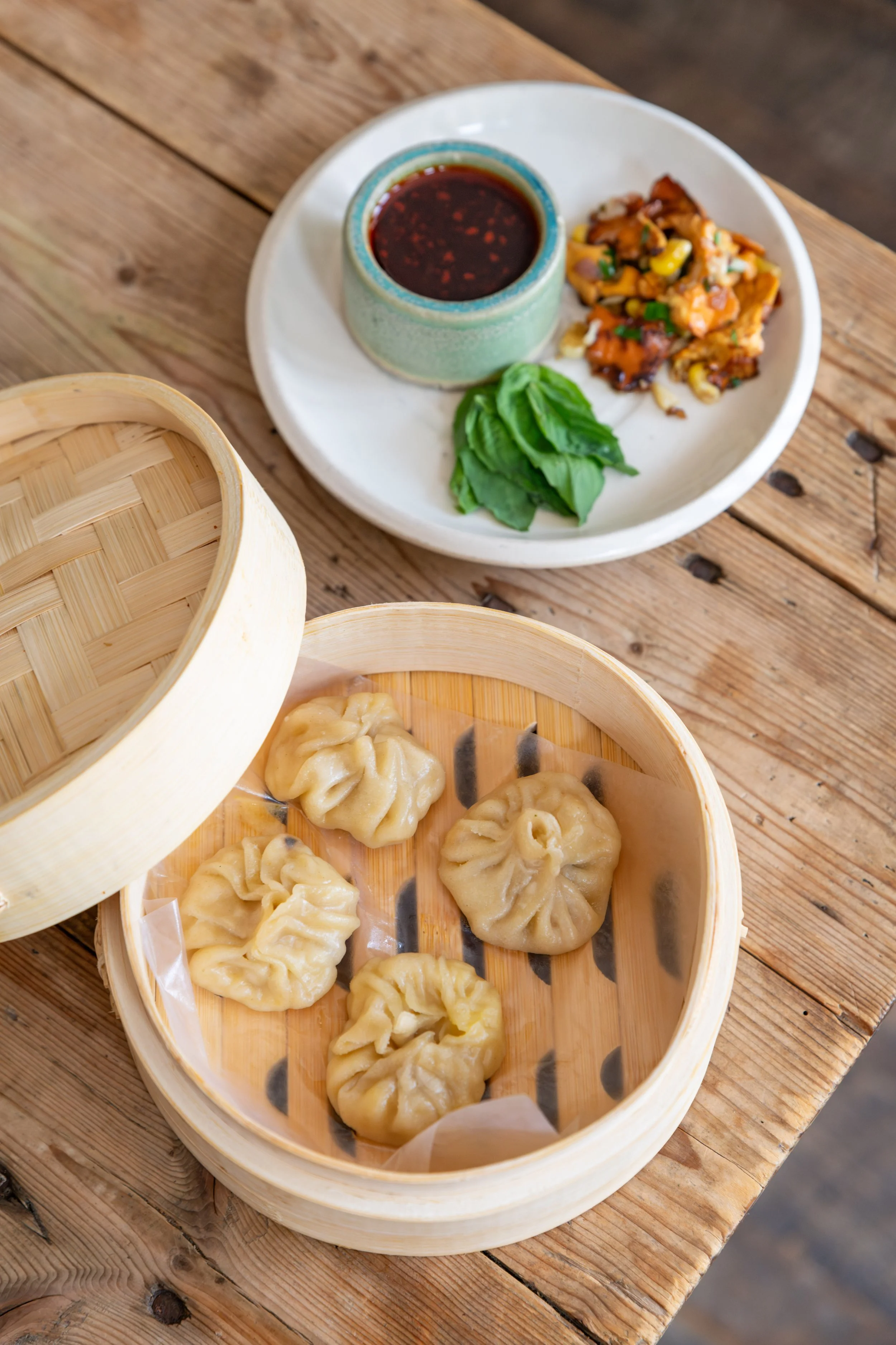 Sweet Corn Soup Dumplings