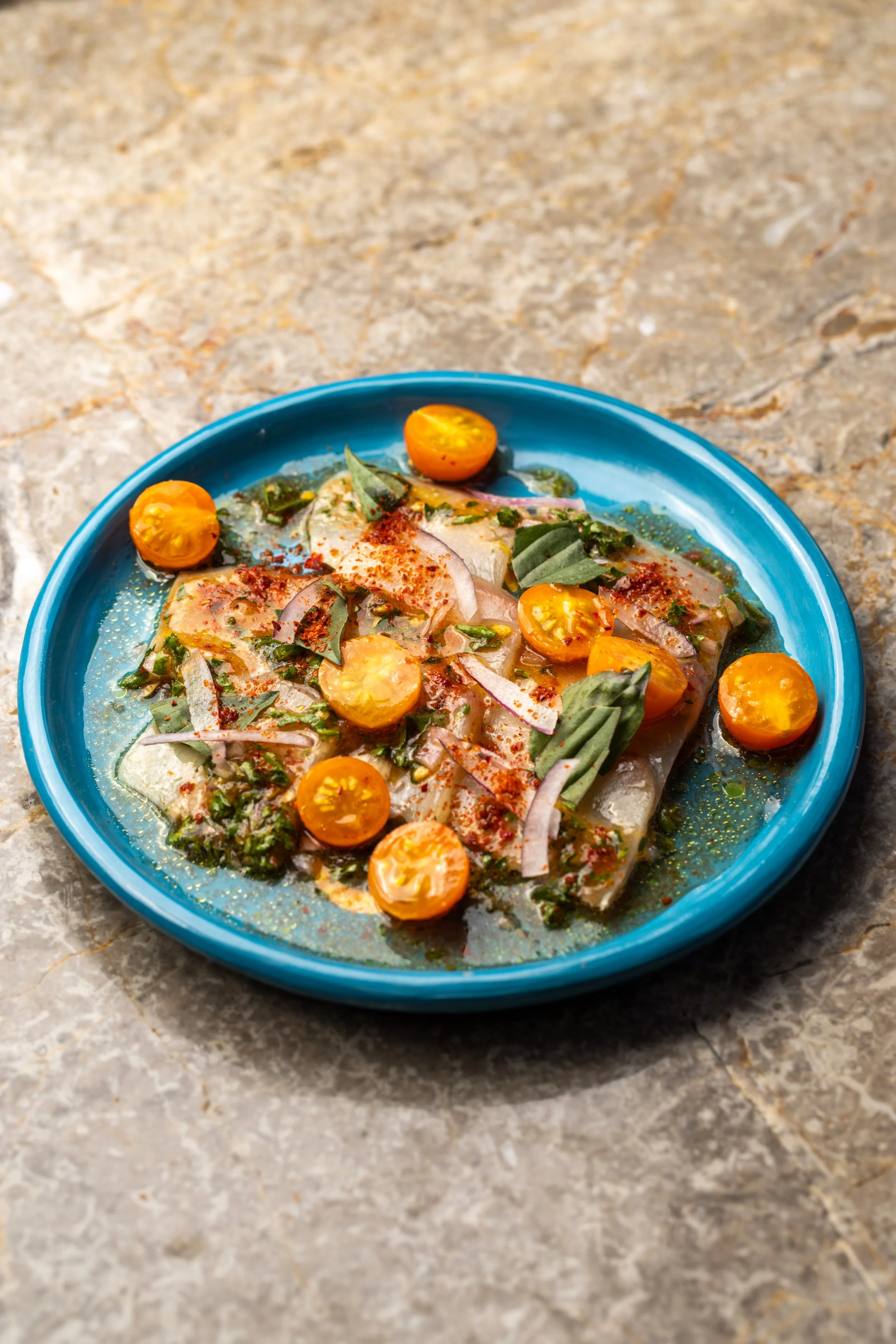 Hamachi Crudo