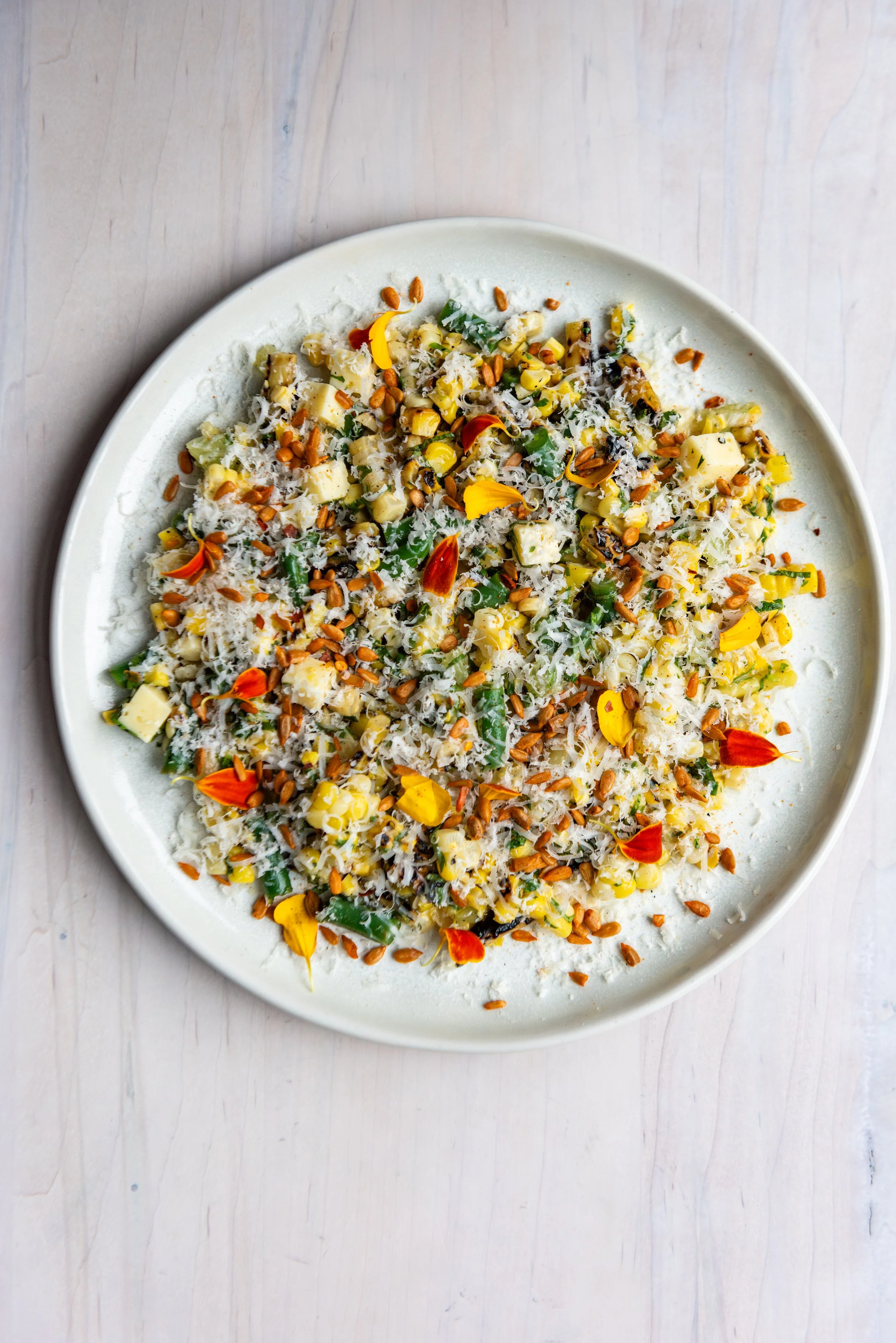 Sweet Corn and Market Beans