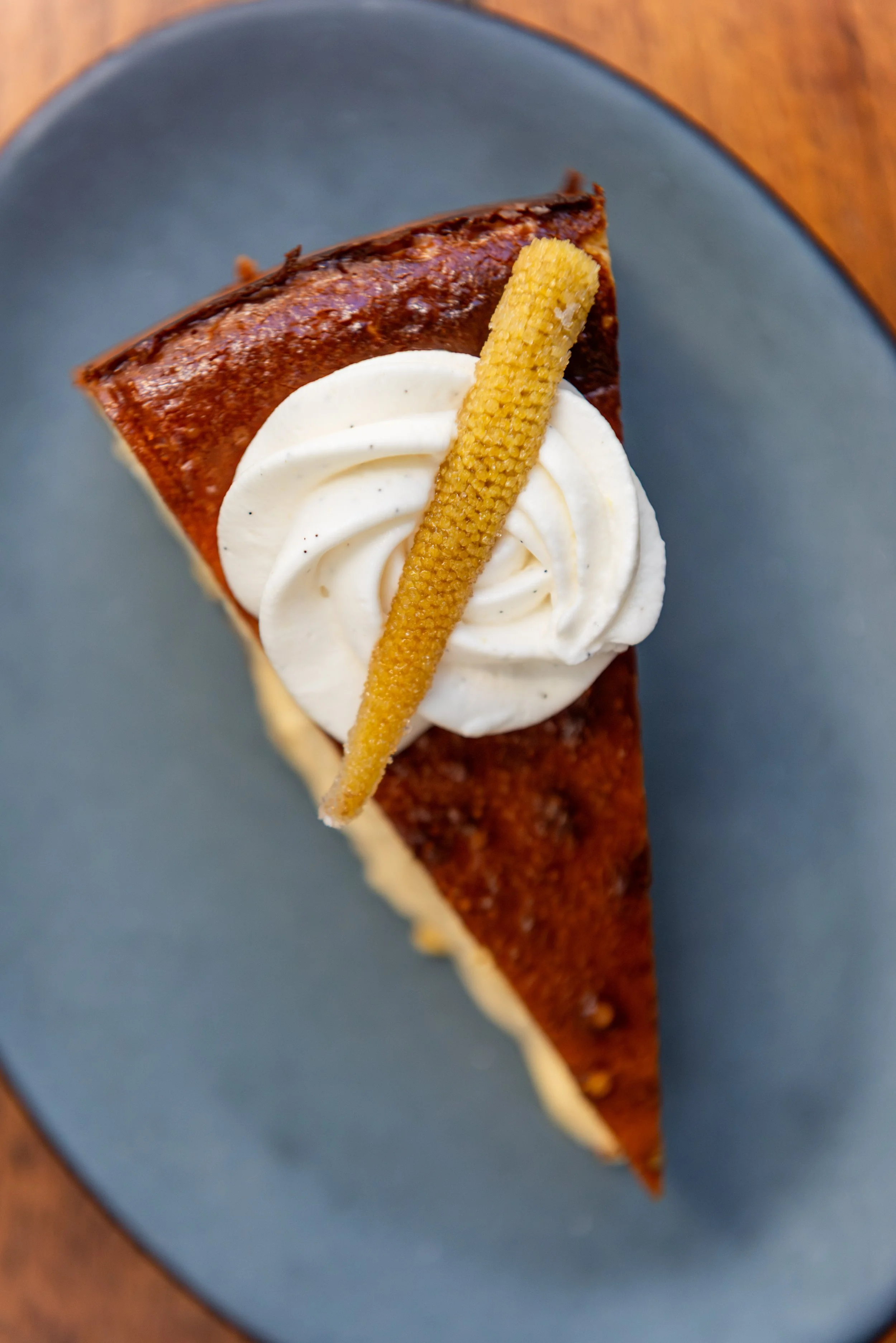 Corn Basque Cheesecake