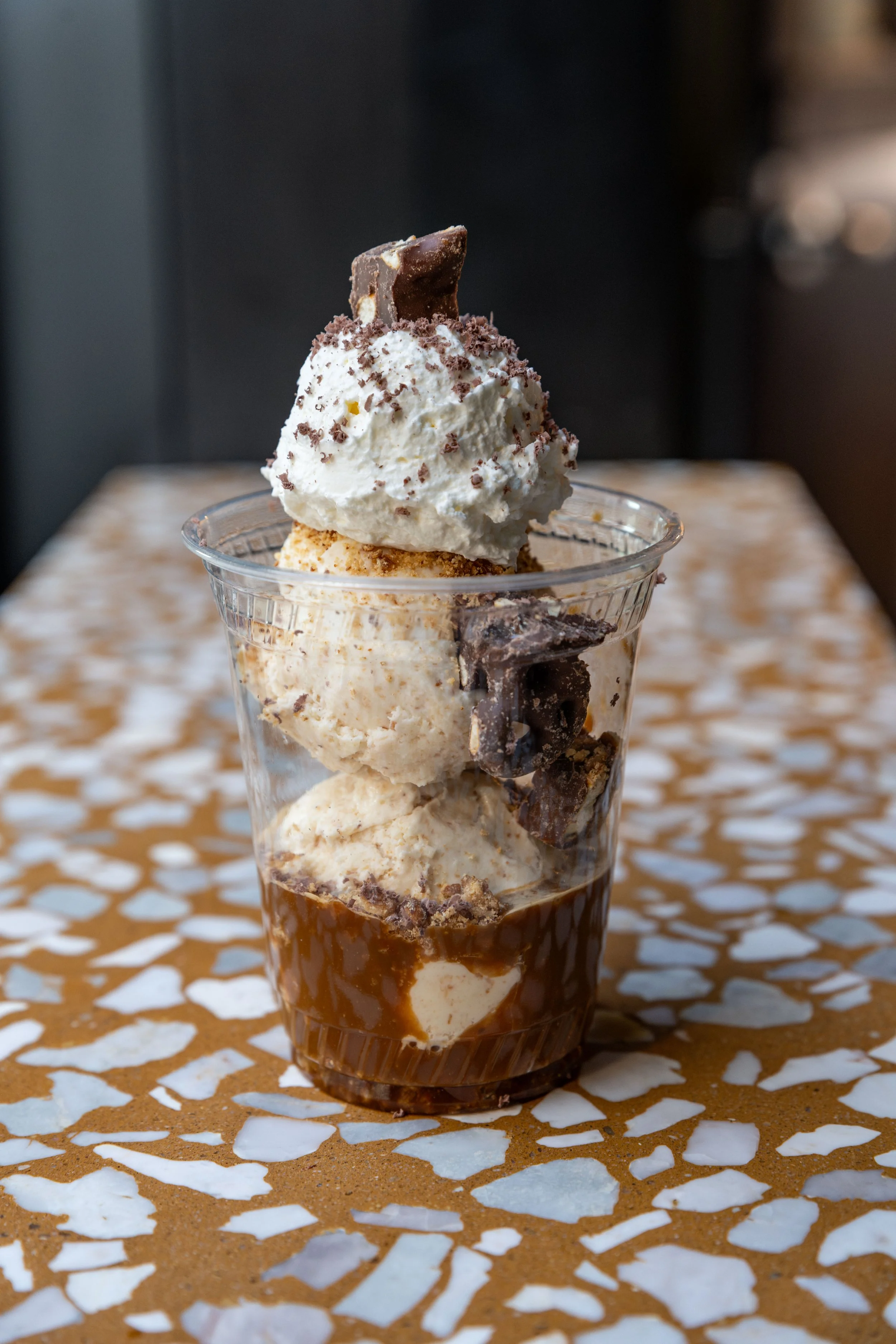 Pretzel Stracciatella Affogato