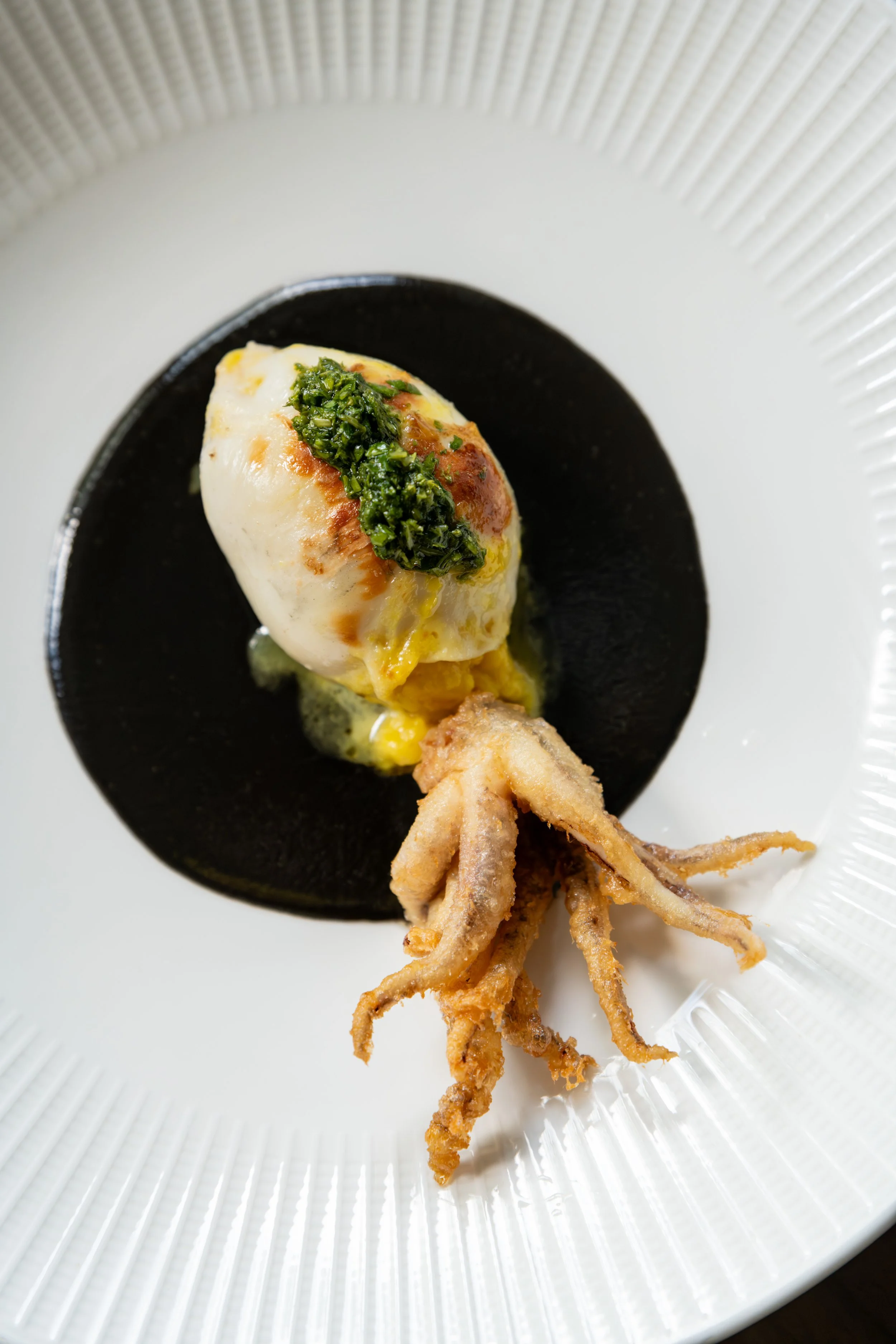 Risotto-Stuffed Squid
