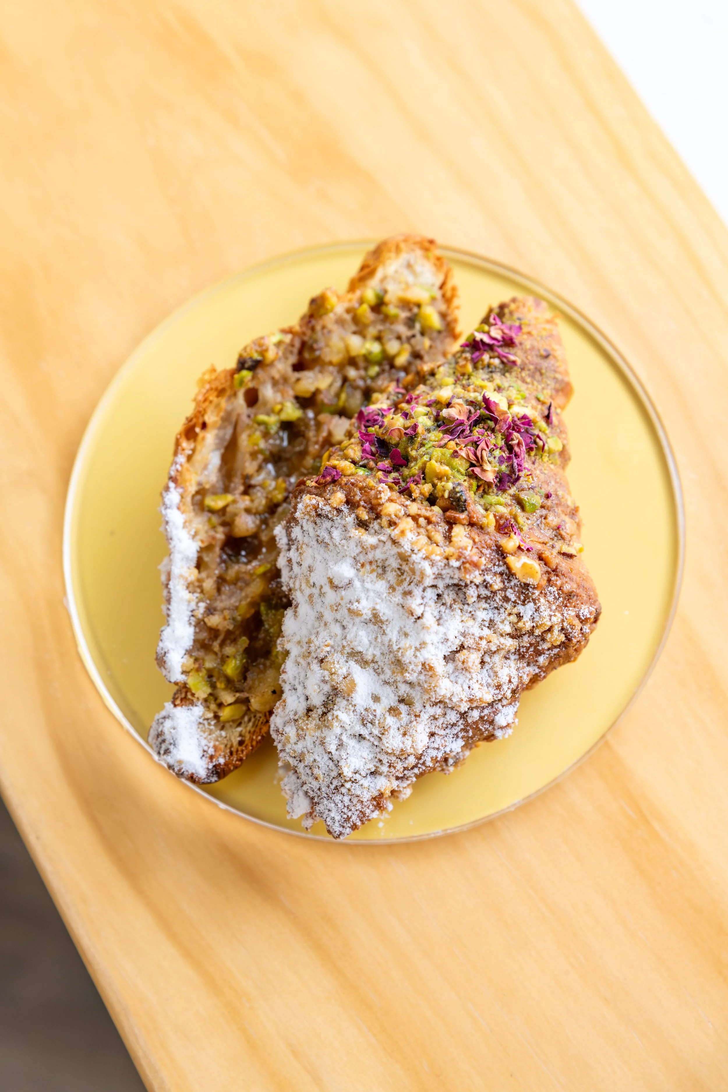 Pistachio-Walnut Croissant