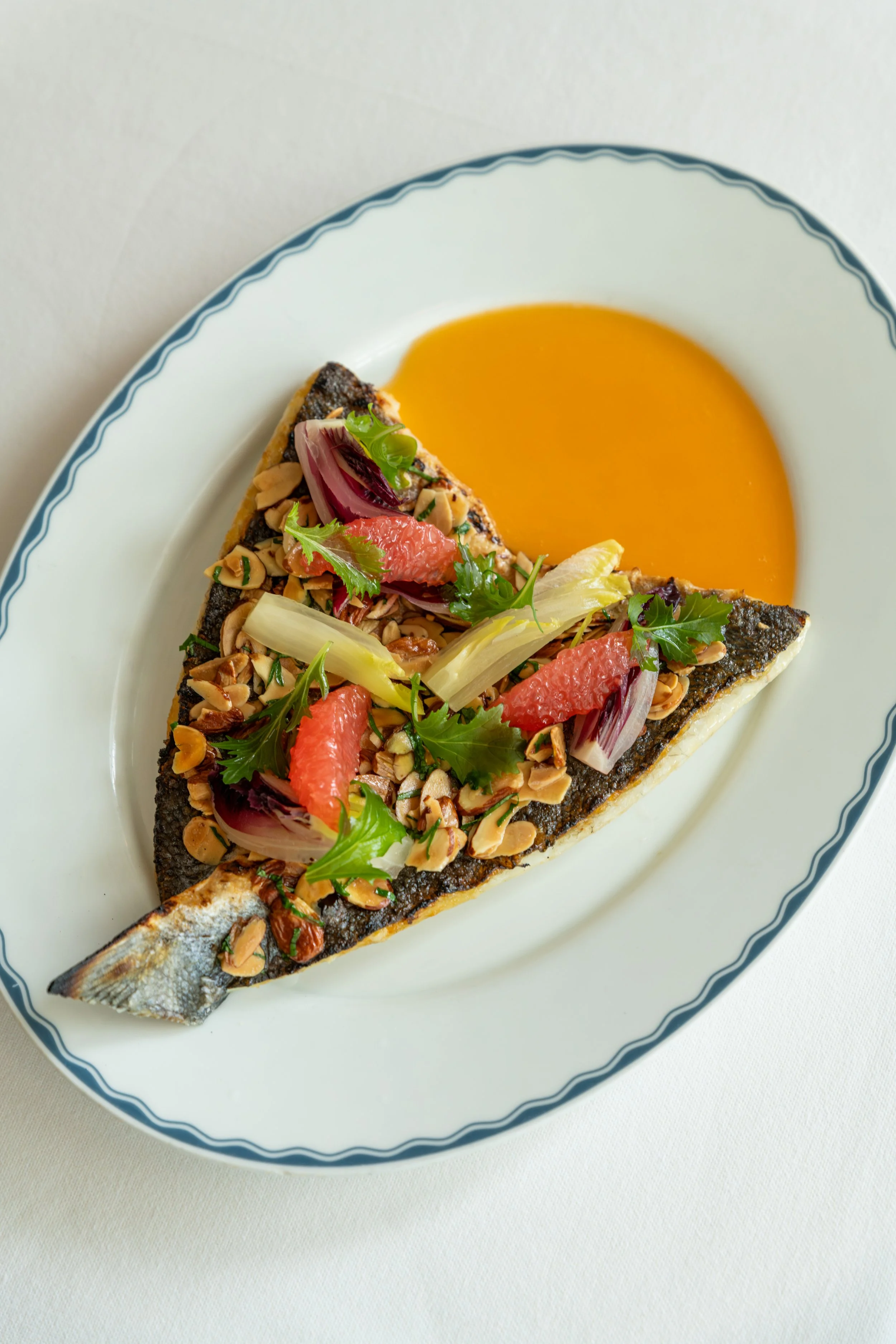 Sea Bass Almondine