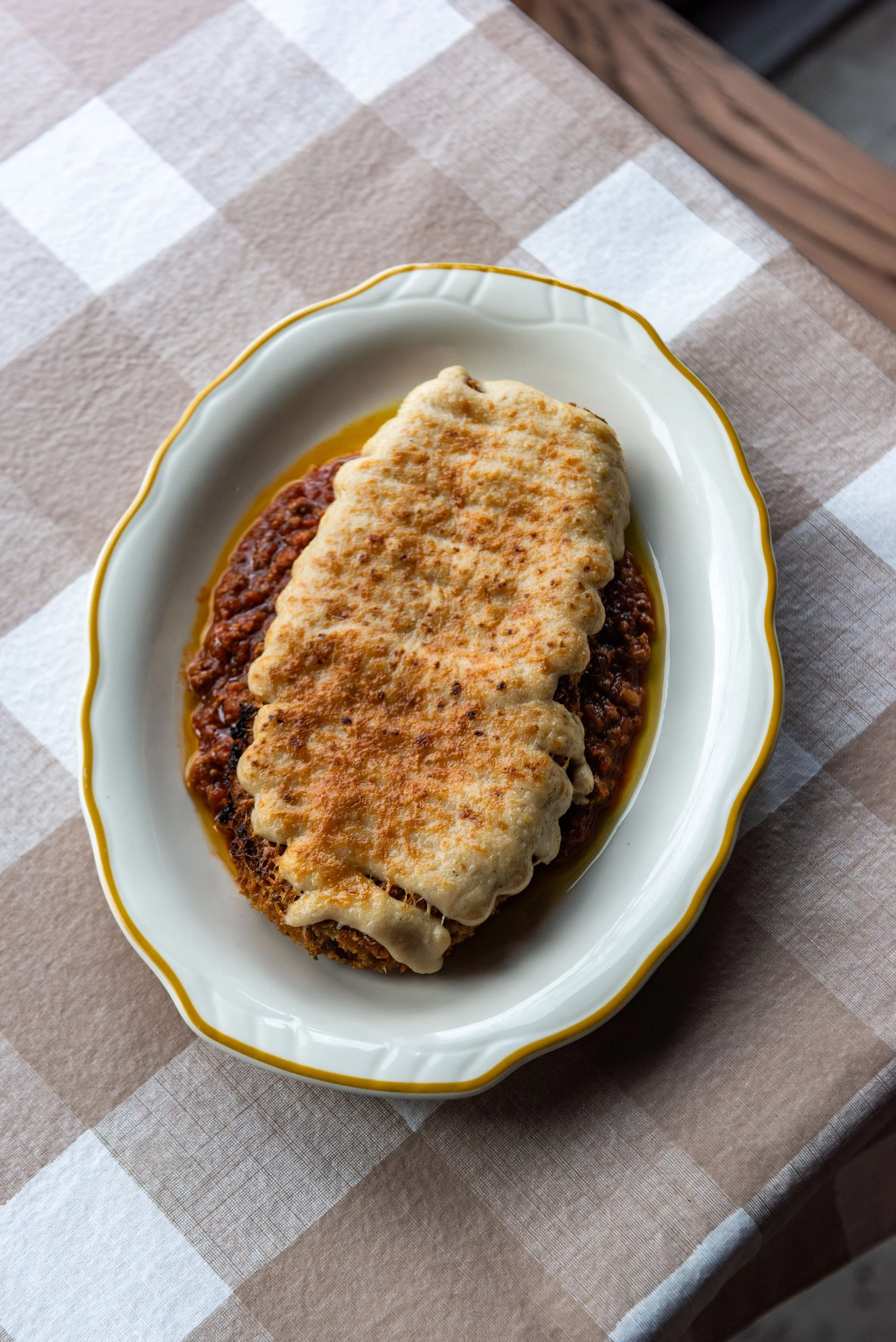 Moussaka a la Eggplant Parmesan