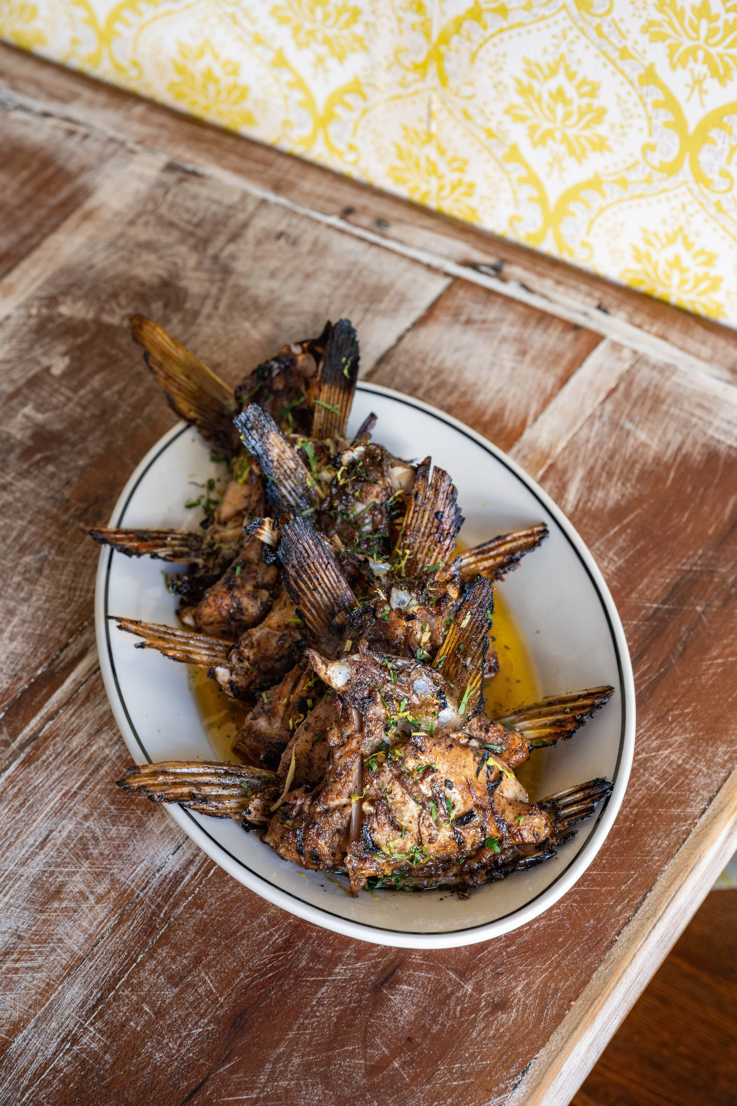 Grilled Redfish Collars