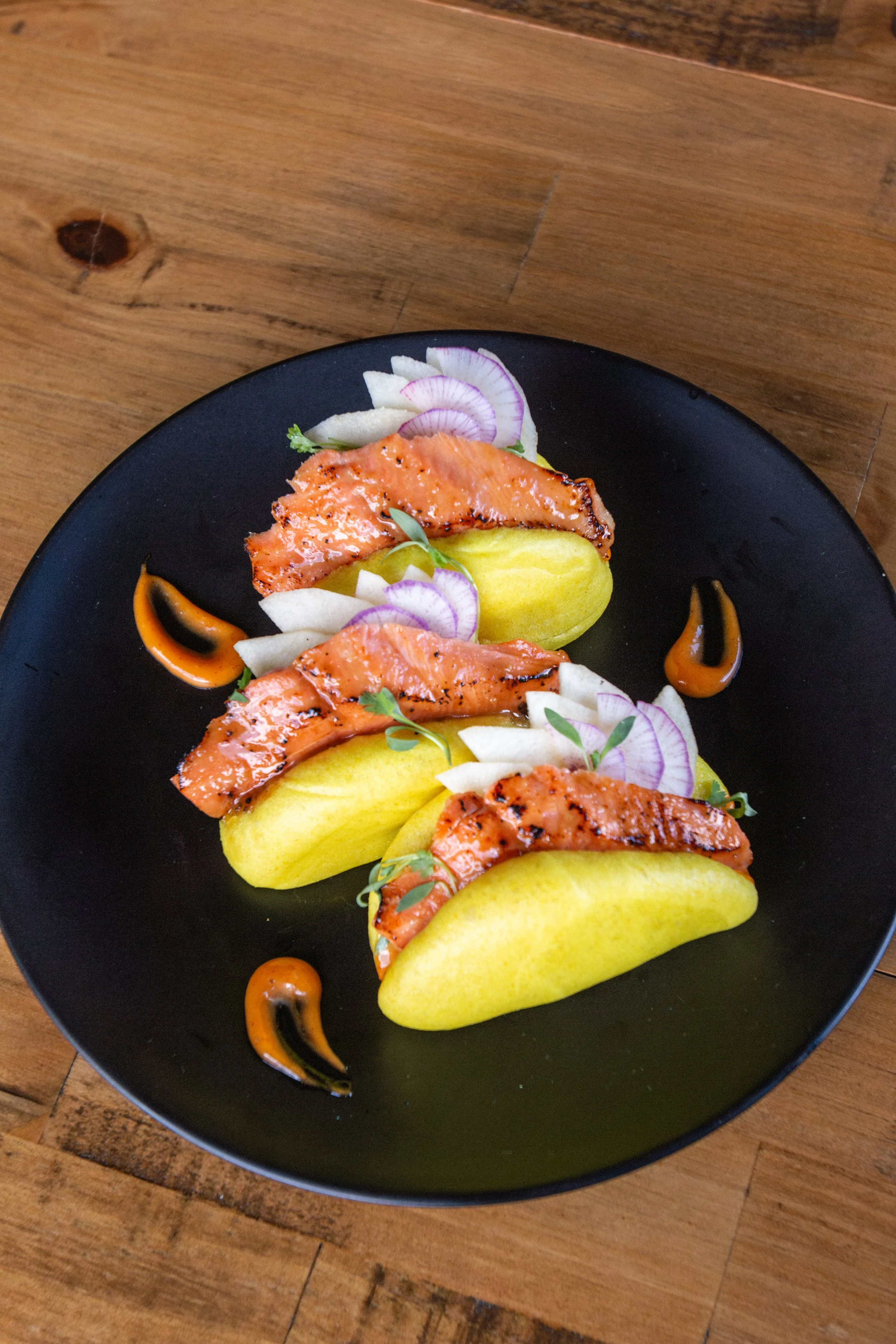 Salmon Bao