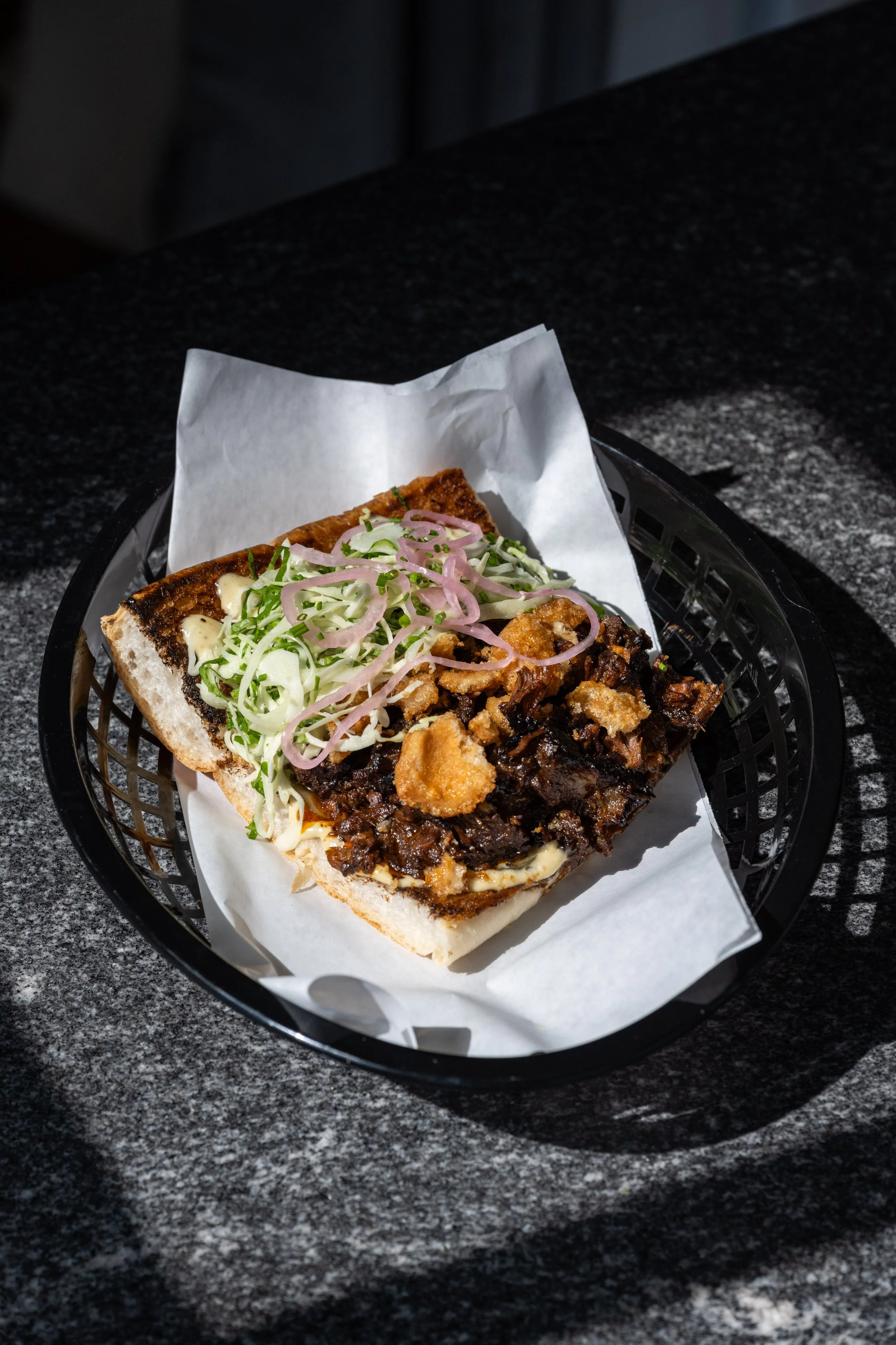 Braised Oxtail Po’Boy
