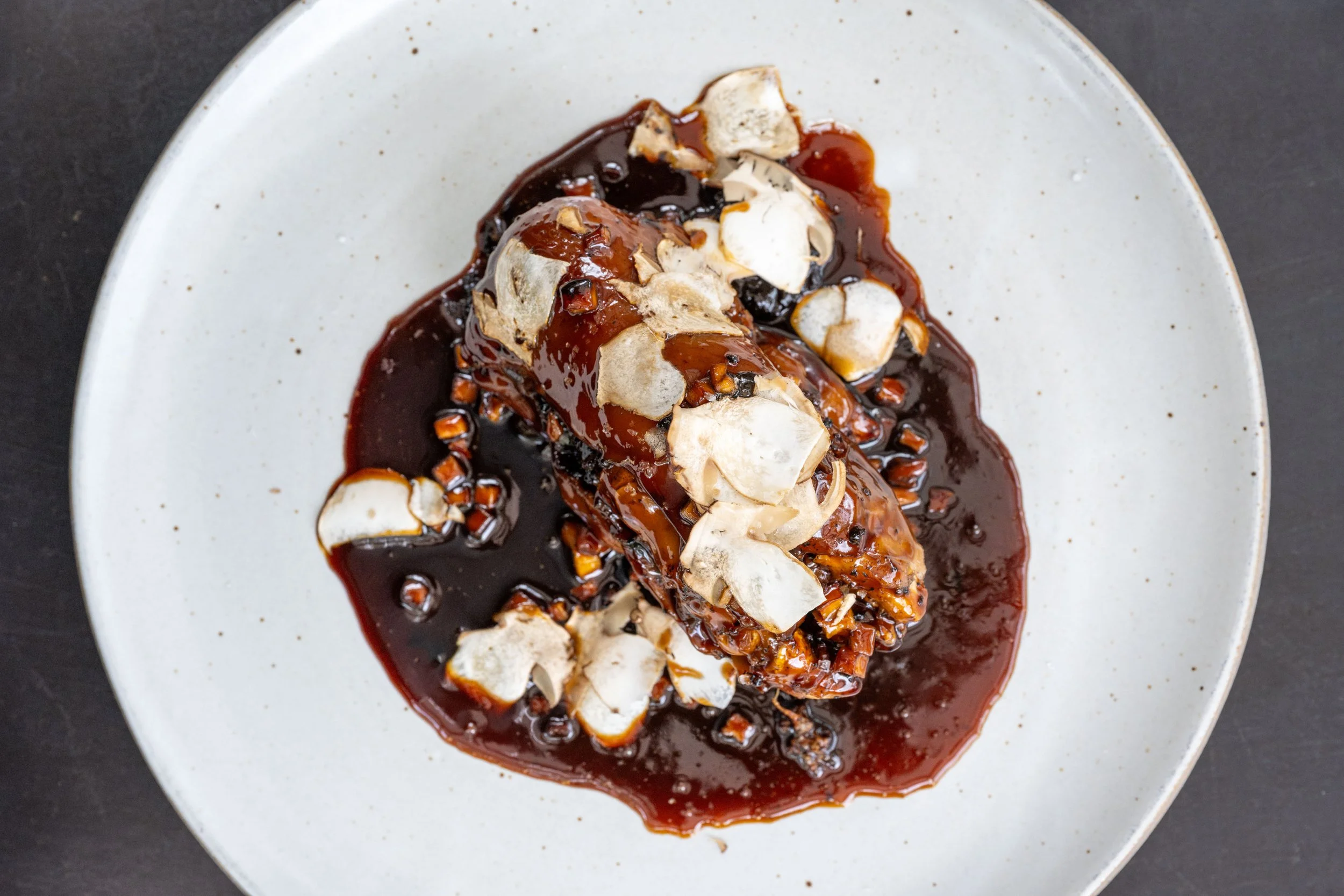 Blood Sausage-Stuffed Trotters