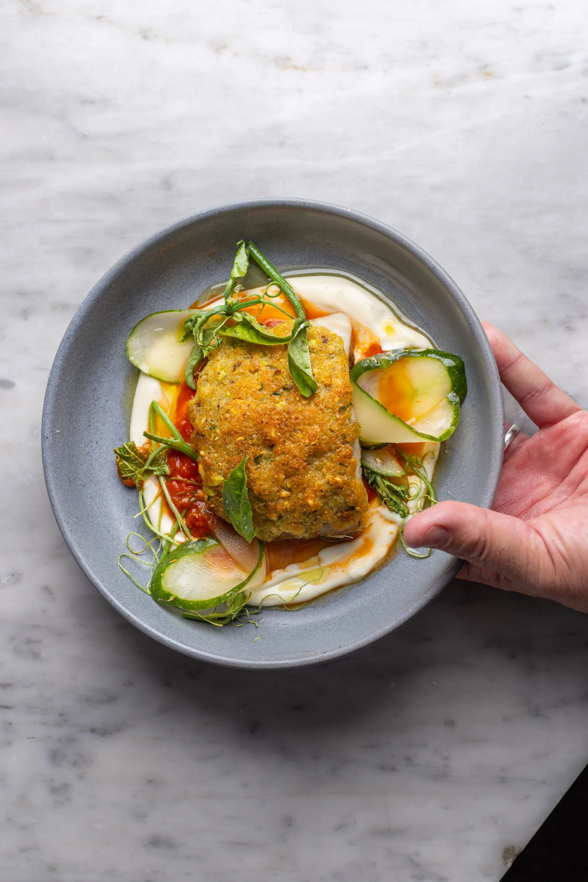 Pistachio-Crusted Black Cod