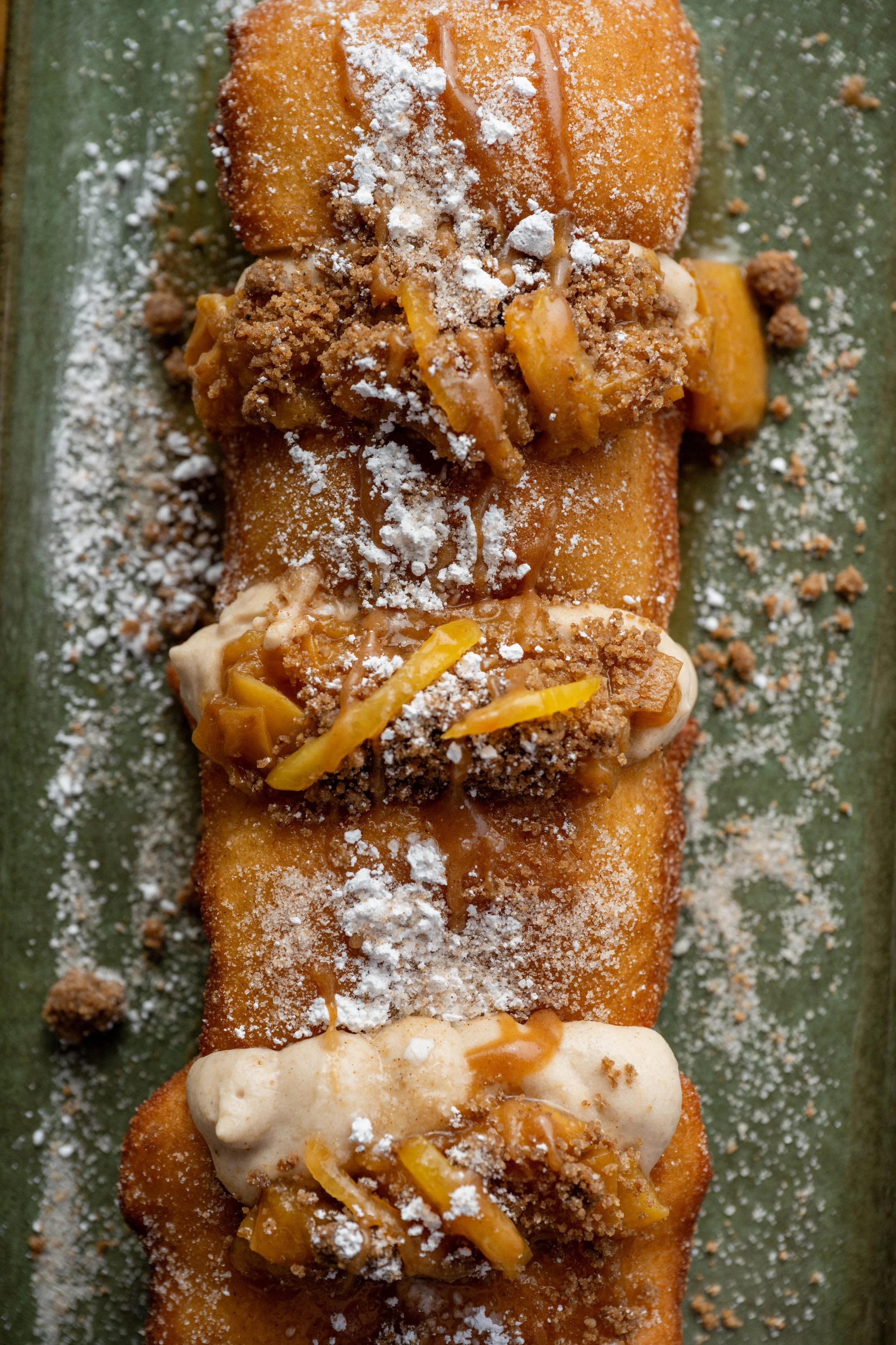 Peach Cobbler Beignets