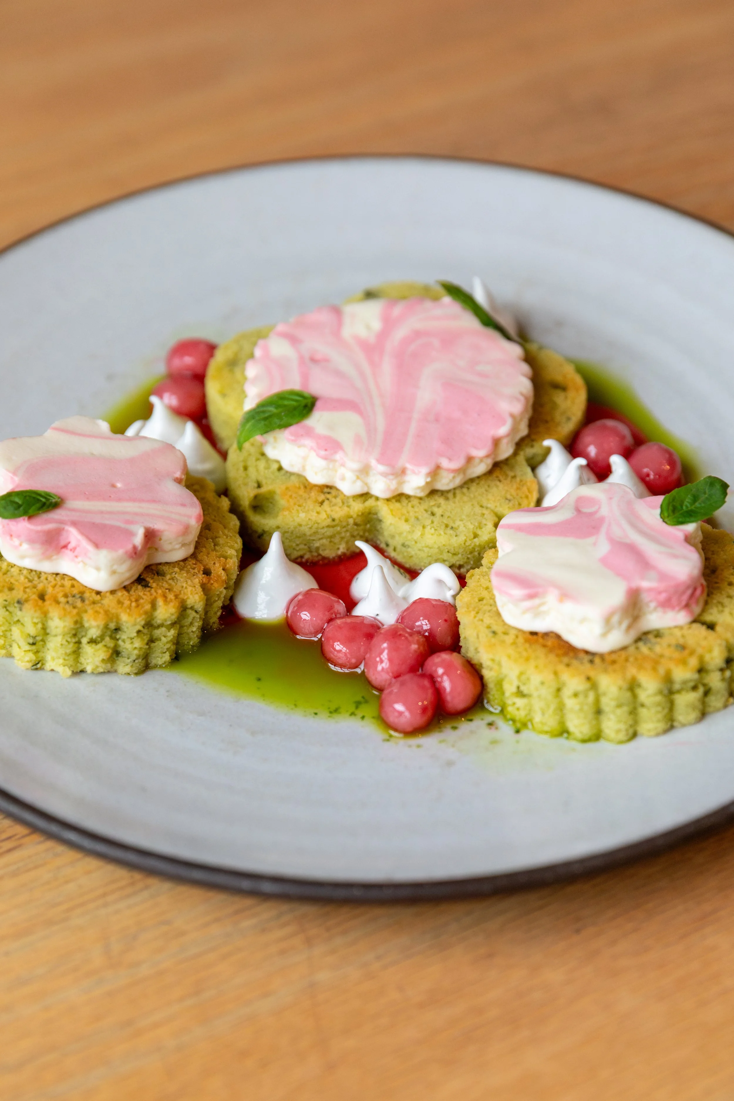 Lychee-Yuzu Ice Cream Cake