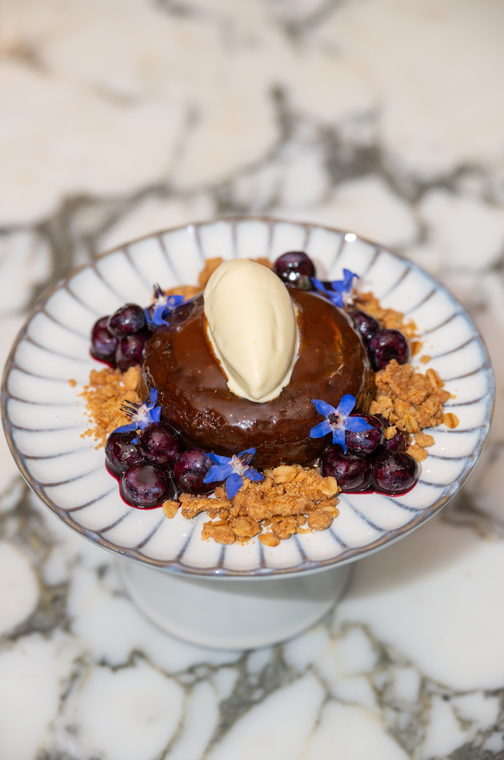 Blueberry Sticky Toffee Pudding