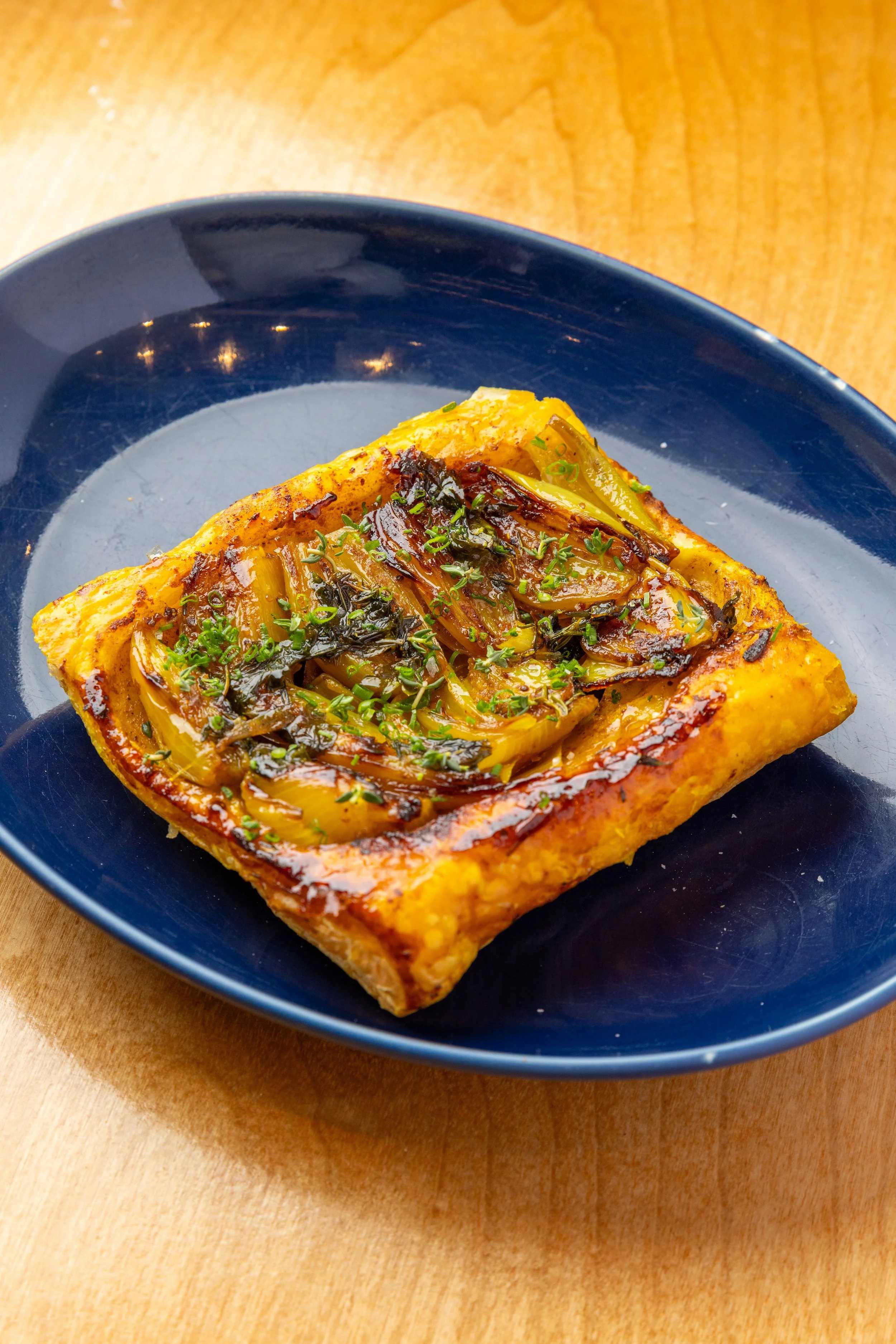 Curried Shallot Tart