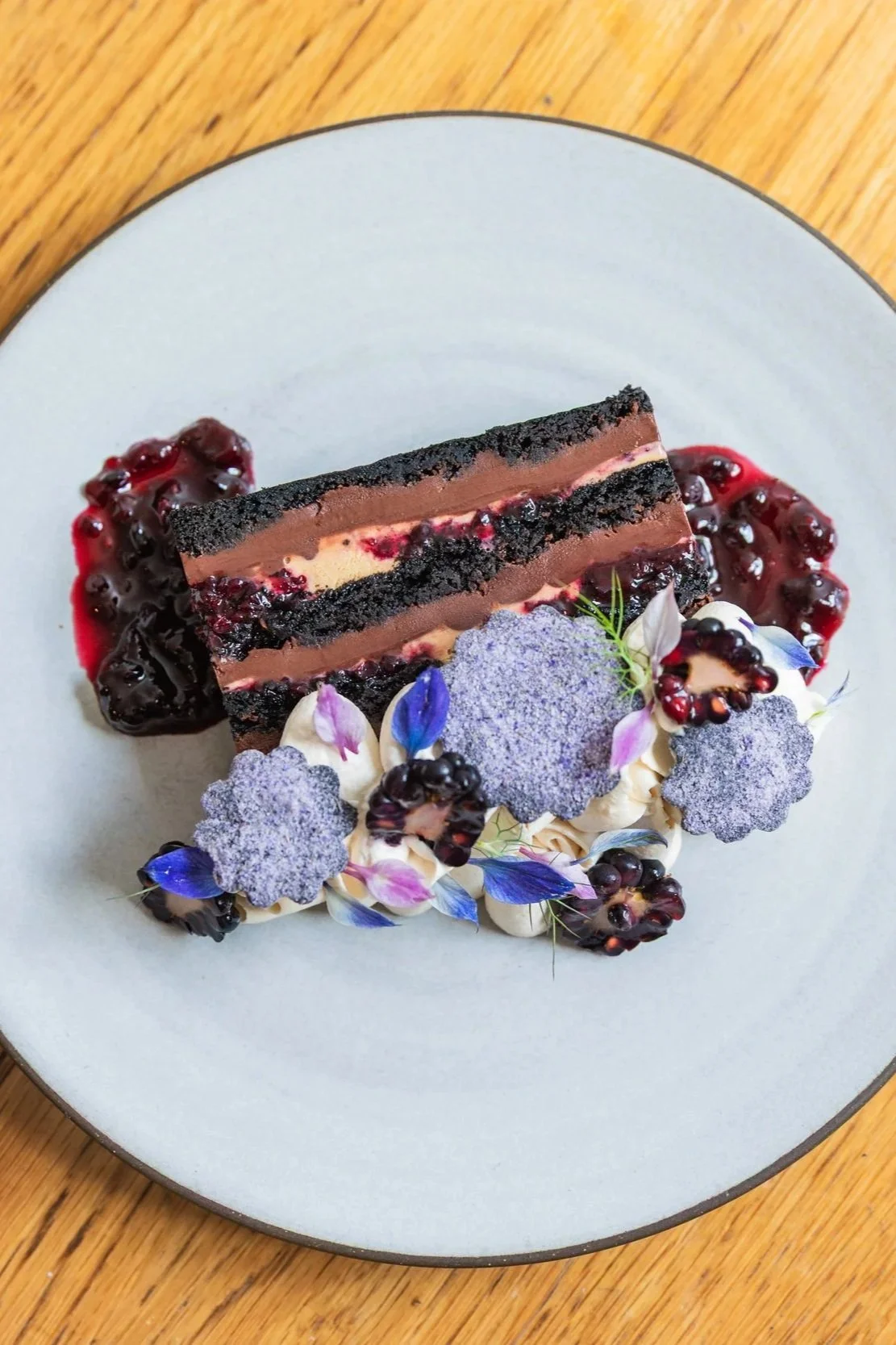 Earl Grey-Caramel Ice Cream Cake