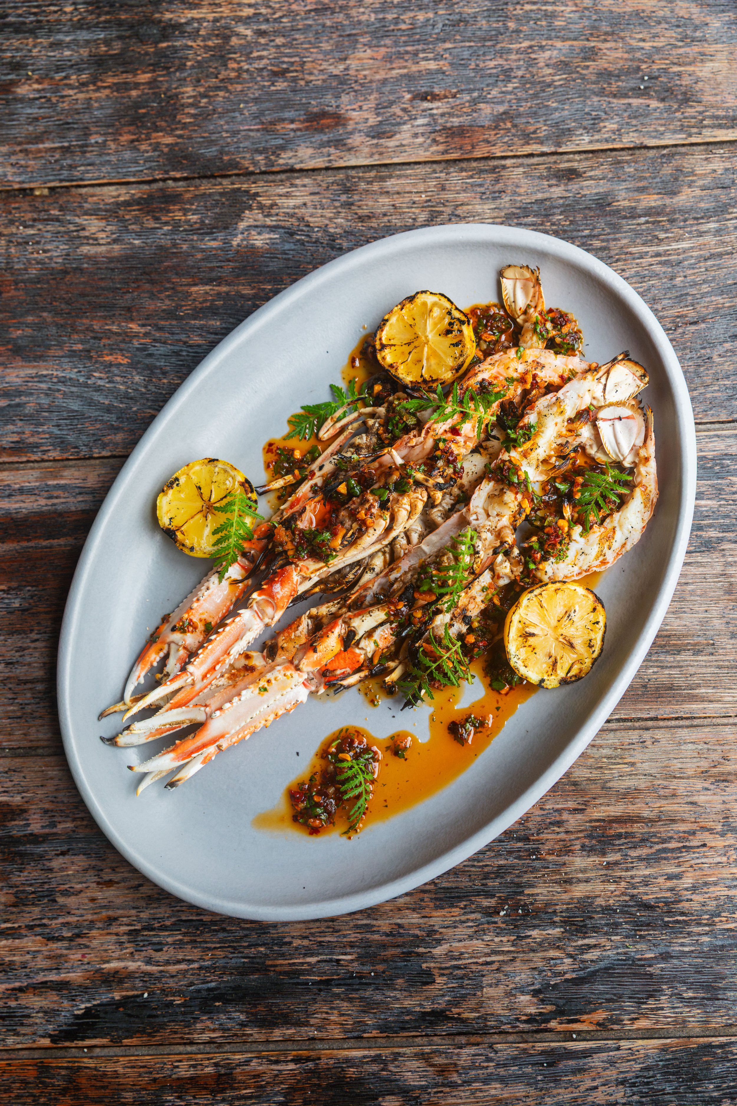 Grilled Langoustines