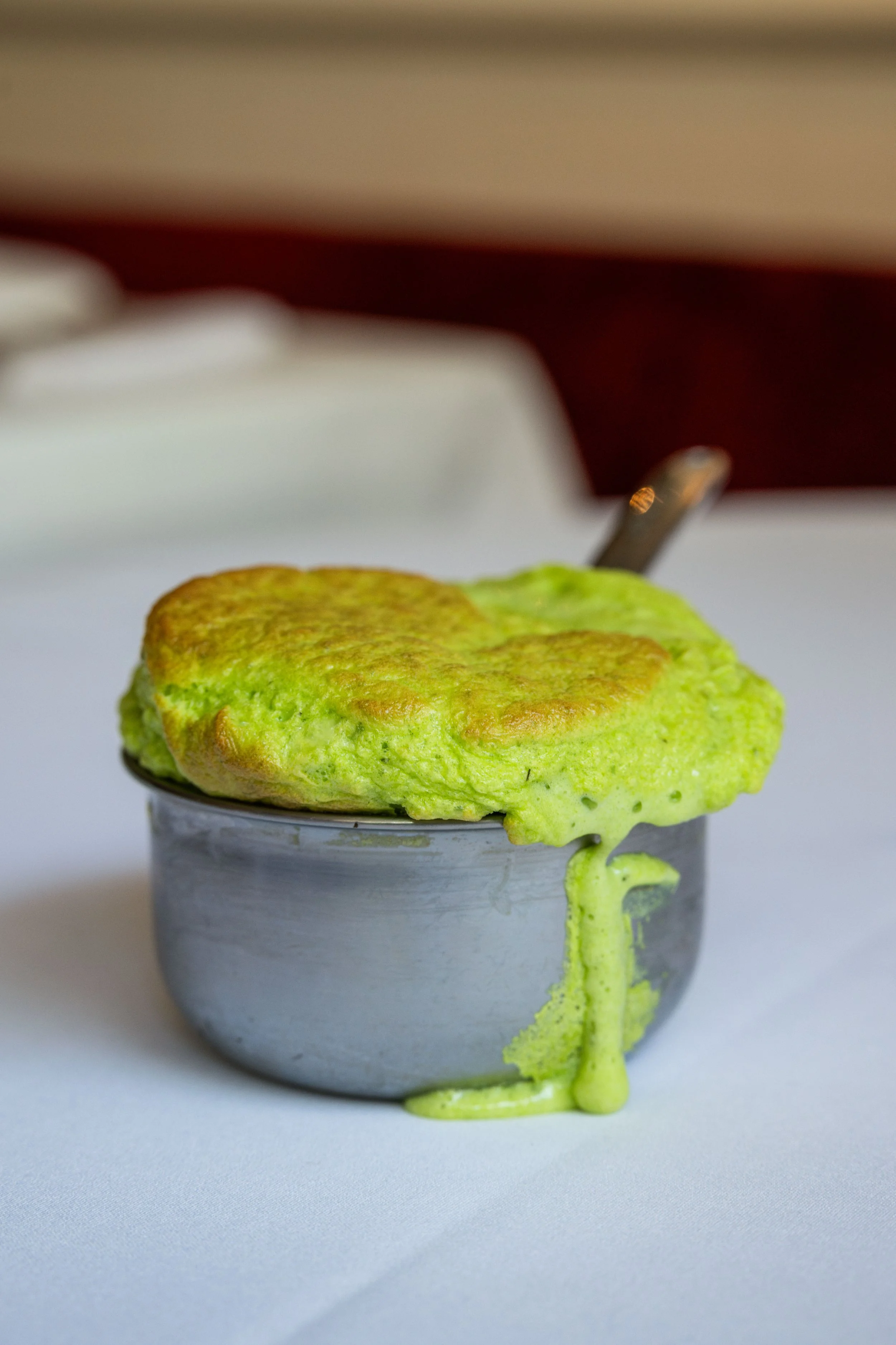 Summer Spinach Soufflé
