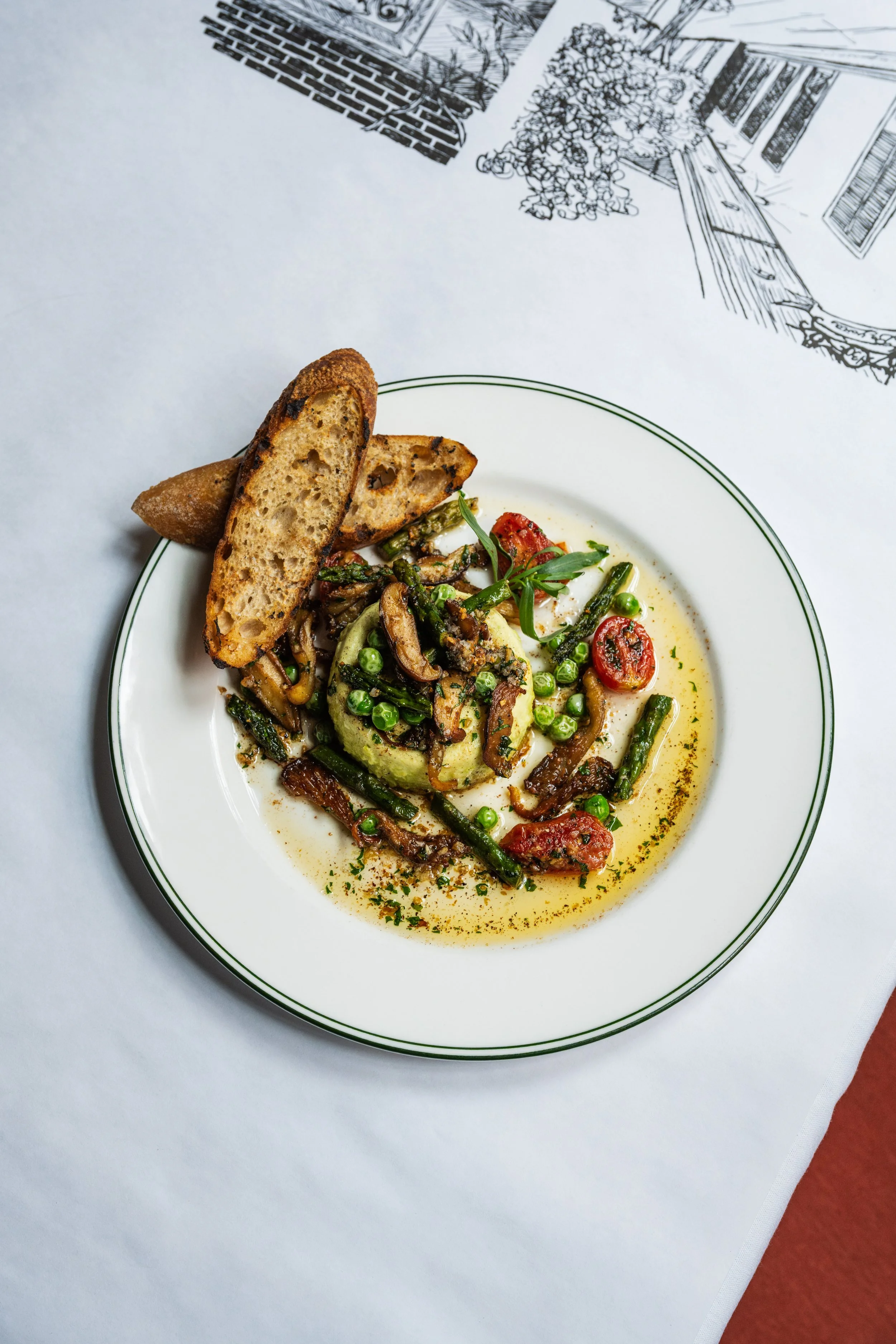 Asparagus Flan