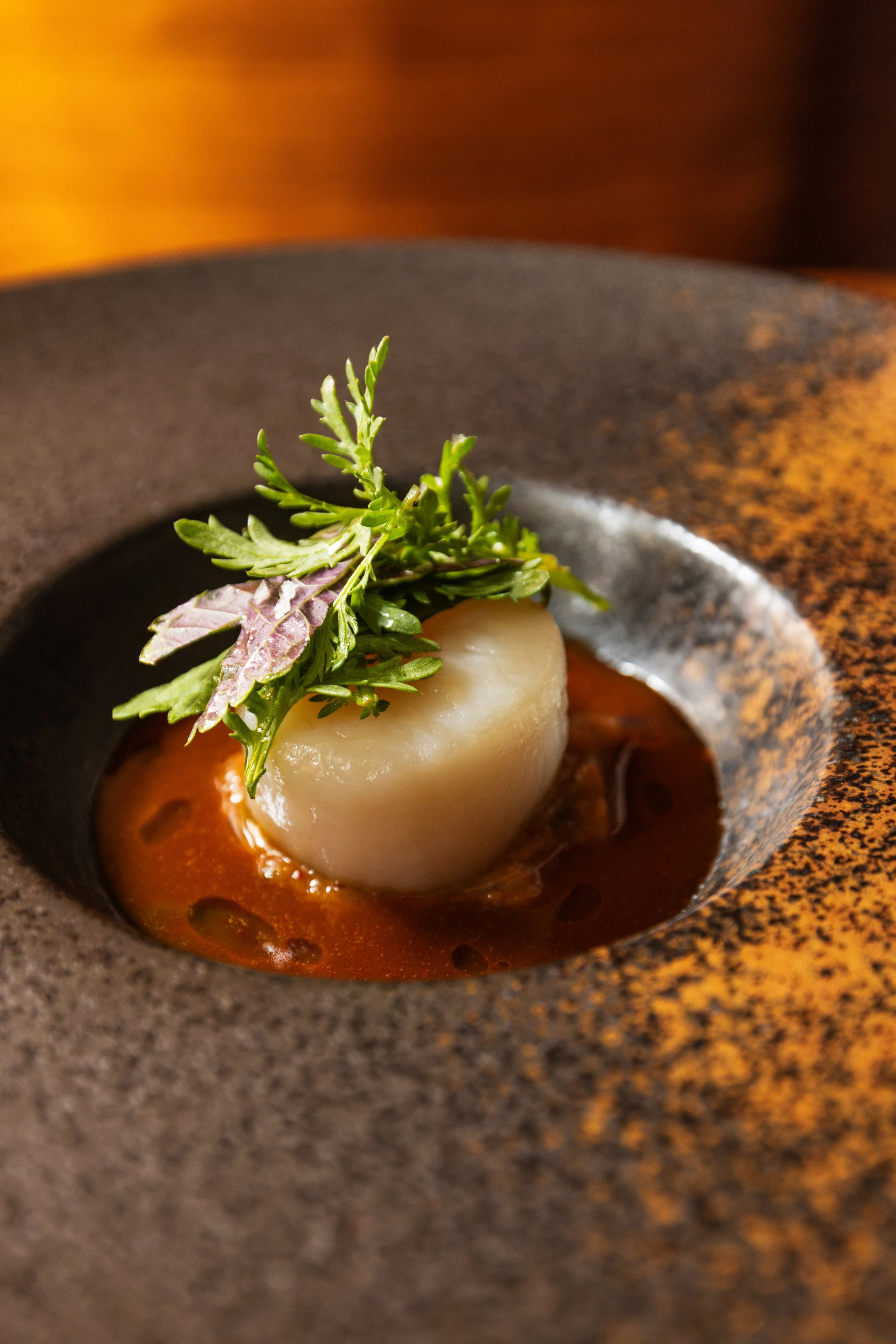 Poached Scottish Scallops