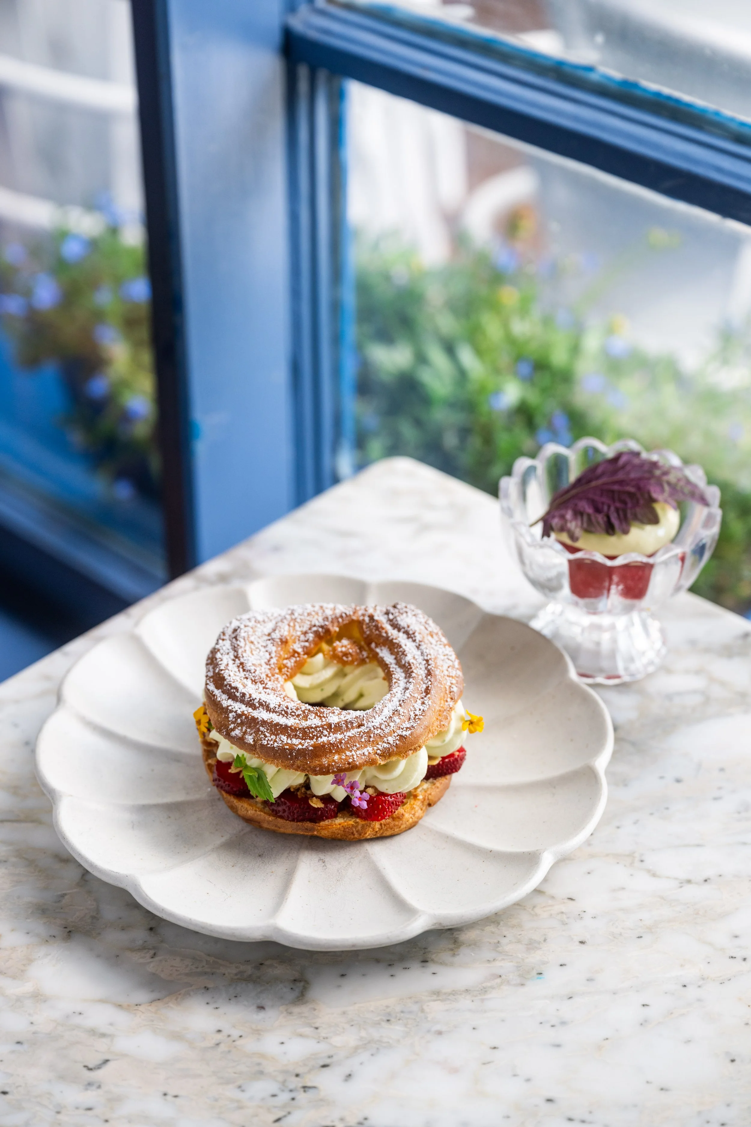 Strawberry Huacatay Paris Brest