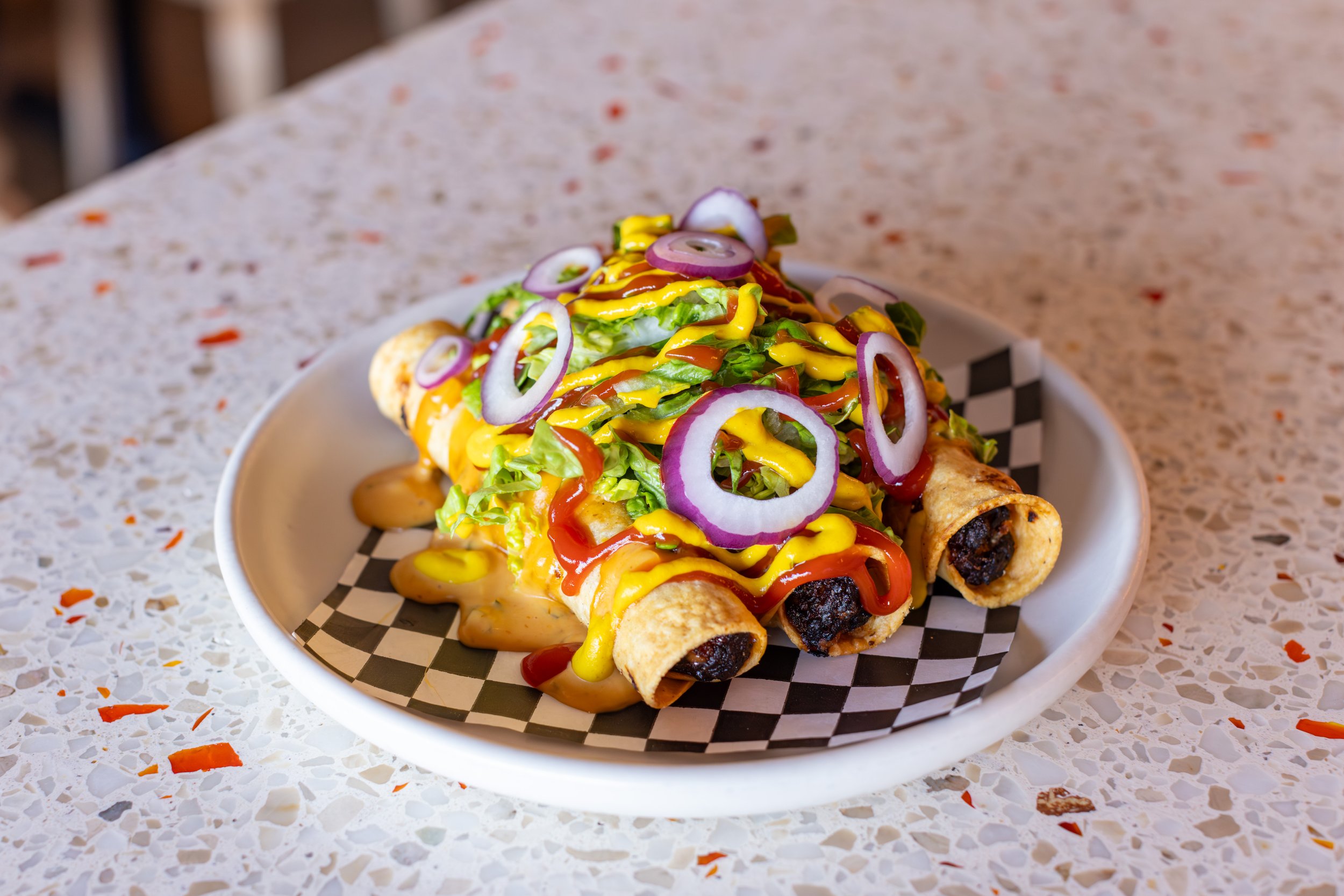 StarChefs Impossible Cheeseburger Taquitos Mara Herbkersman of The Ruby Fruit