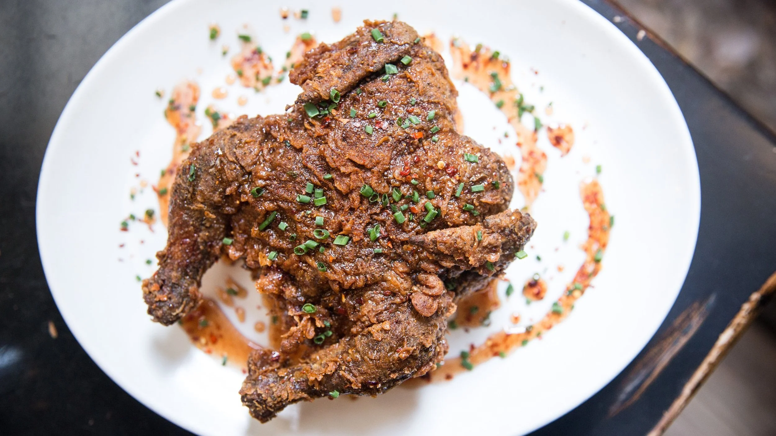 StarChefs Smoked and Fried Cornish Game Hen Chef JeanPaul