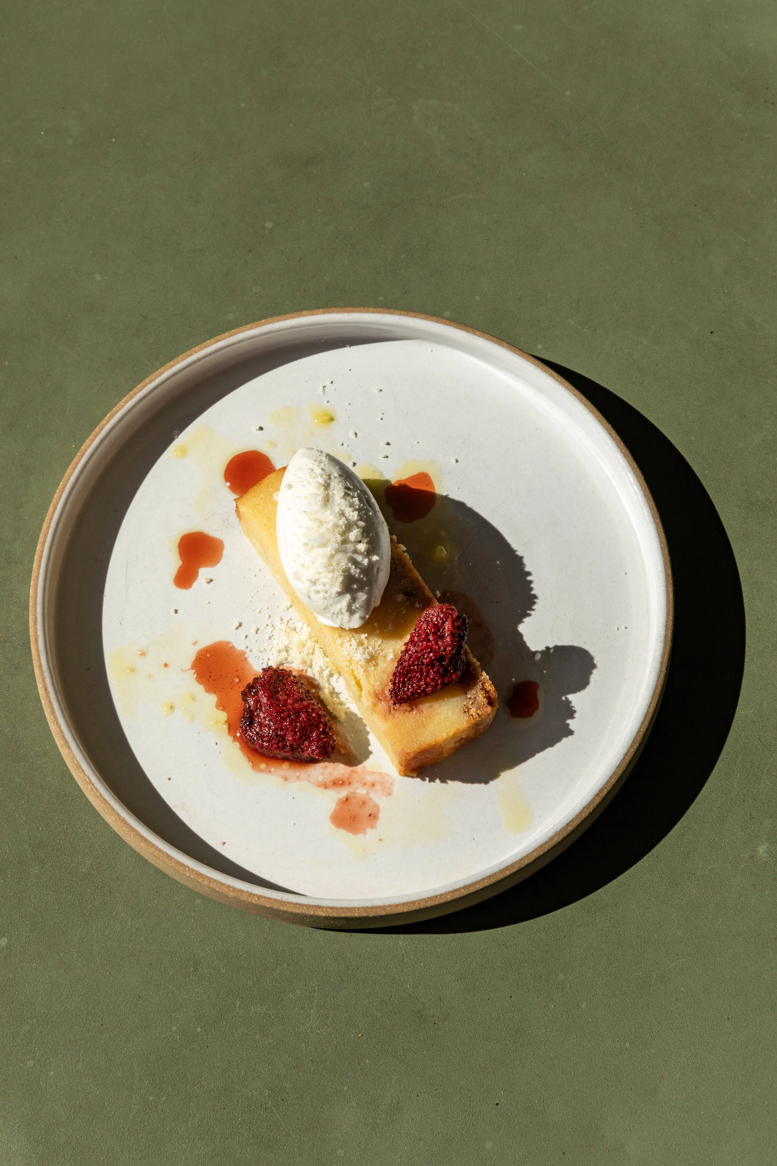 Pecorino Romano PDO Cheesecake