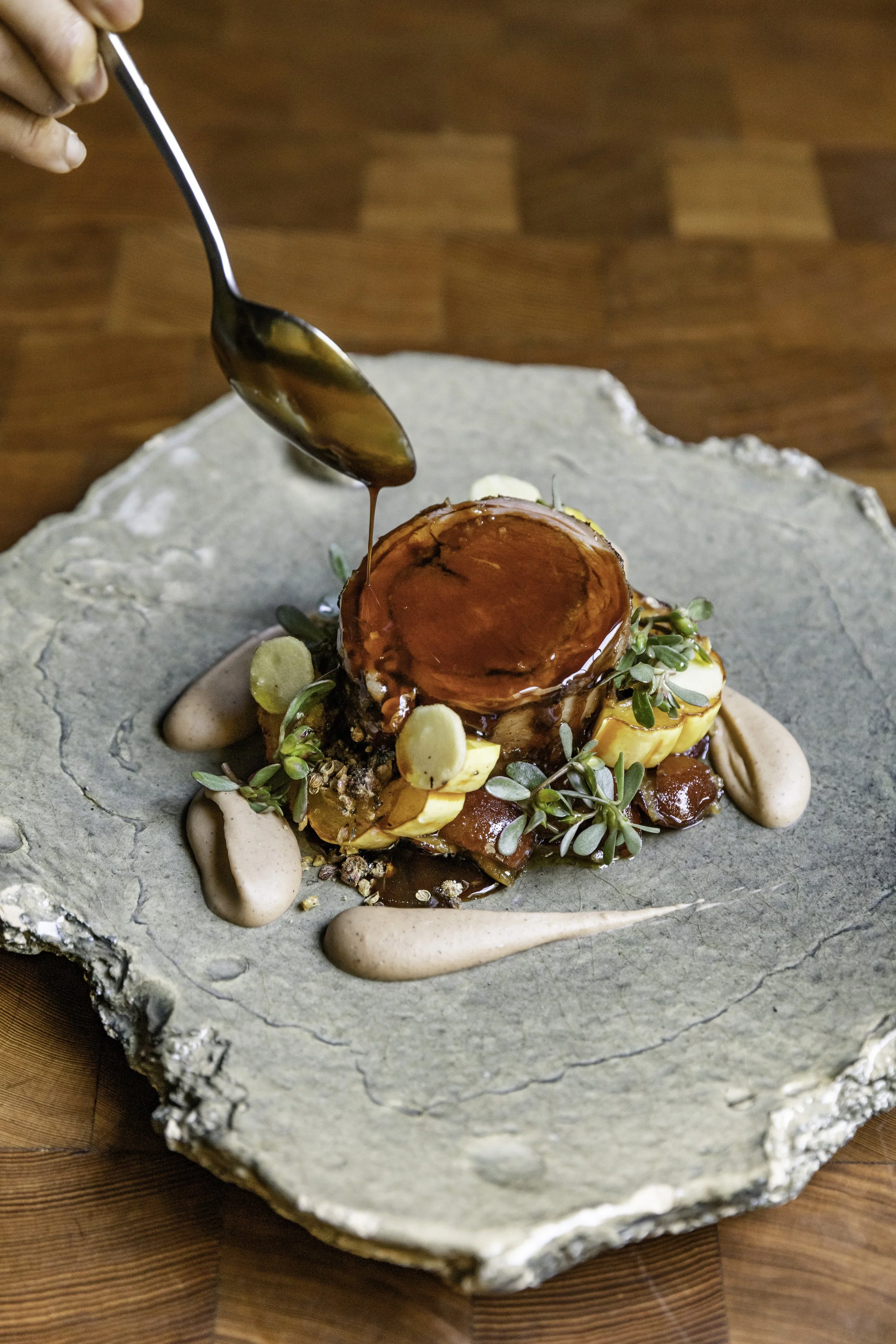 Chestnut-Crusted Lamb