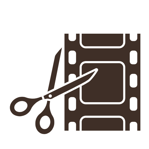 YouTube logo with a red circle and white play button in the center.