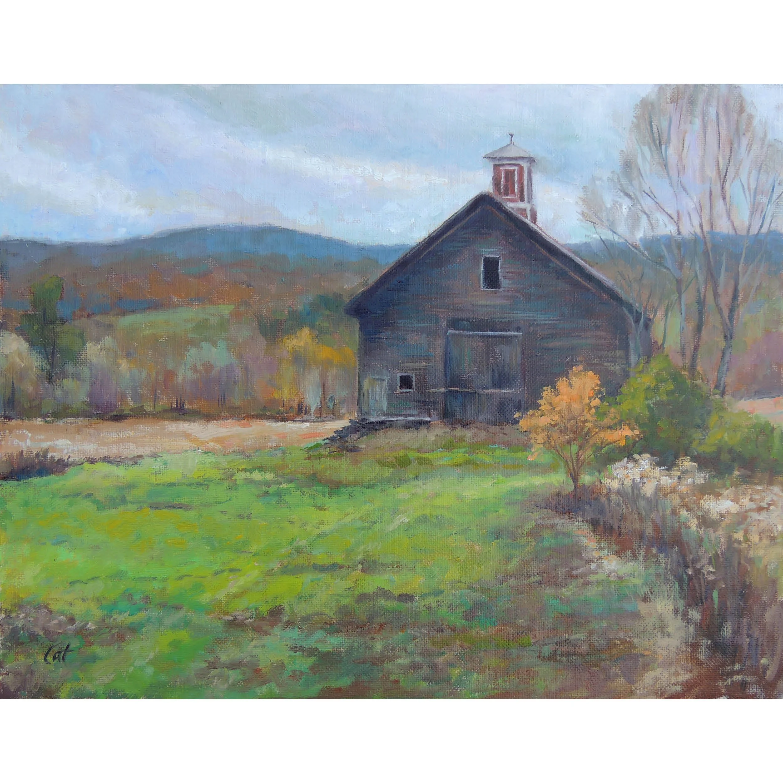 Vermont Barn in Fall