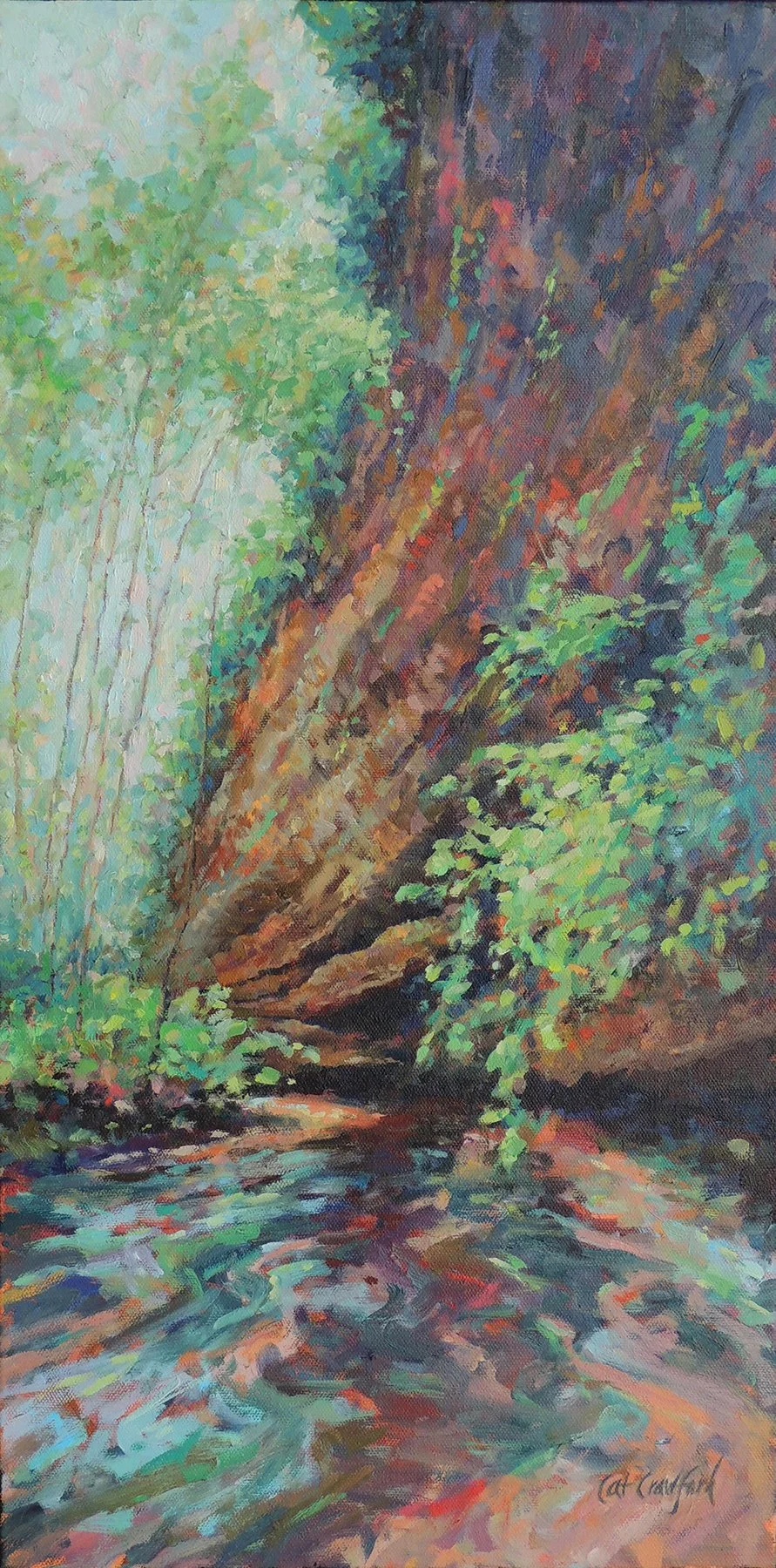 Thompson Creek at Pickett State Park - Canvas Print