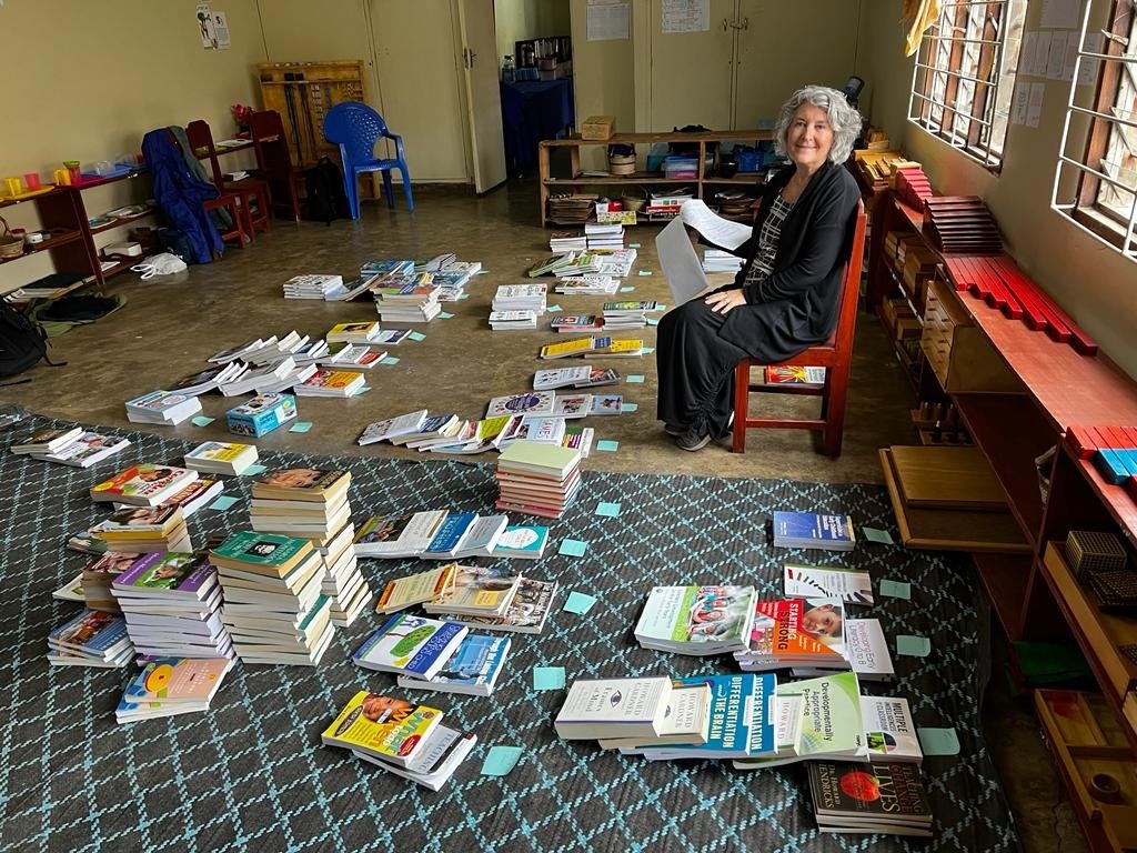 Malawi-organizing the library.jpg