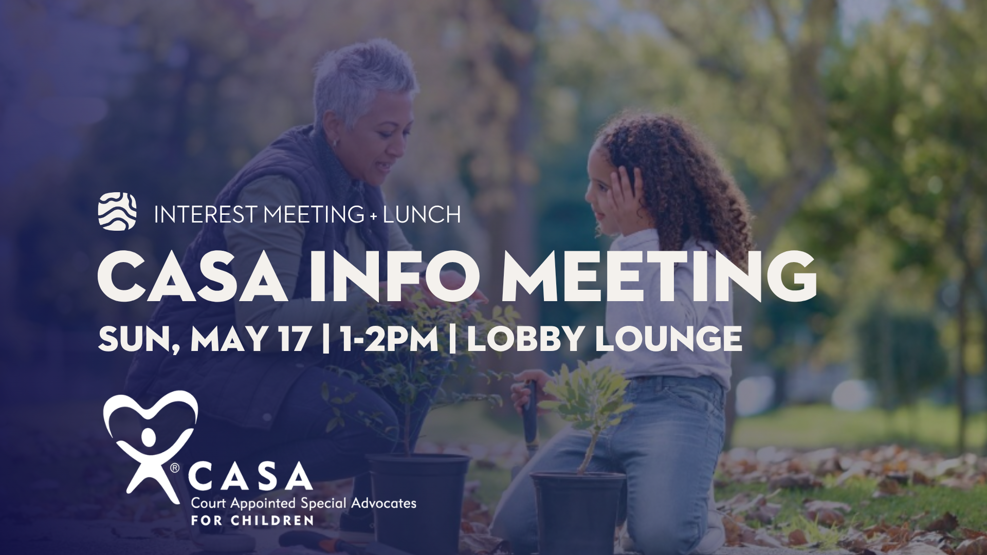 CASA Info Meeting + Lunch