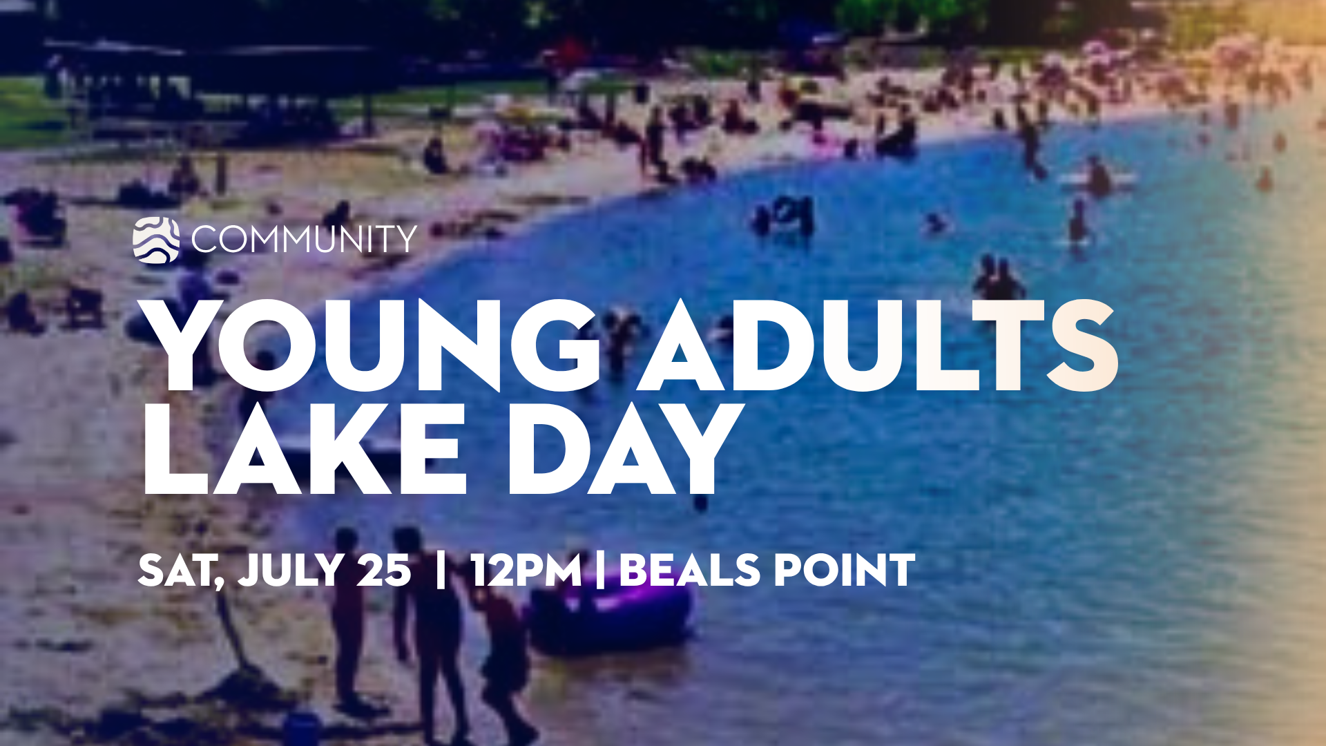 Young Adults Lake Day