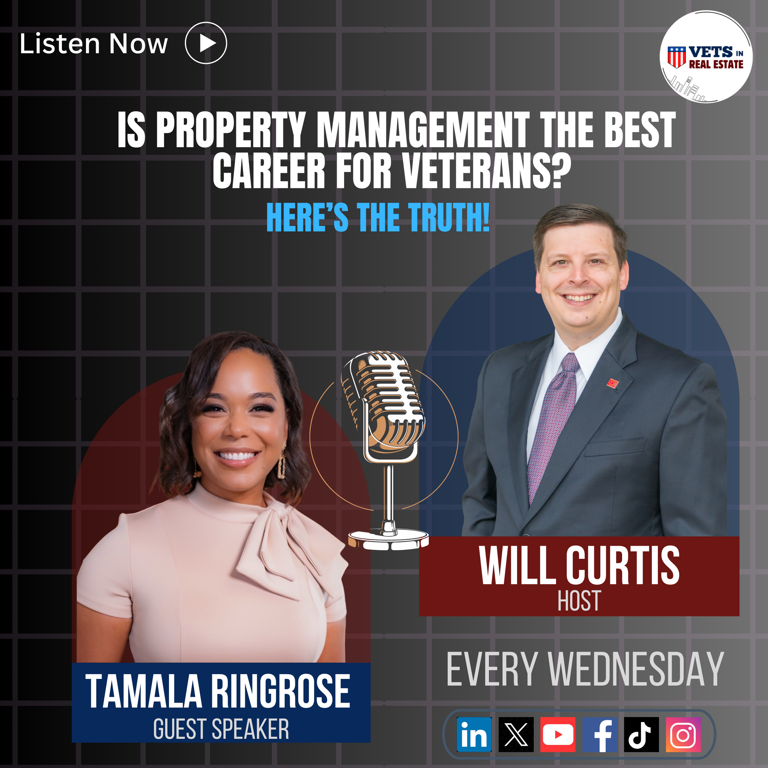 If you're a veteran thinking about getting into real estate, this episode breaks down everything you need to know before choosing your path — especially if you're considering property management.

We talk about the military-to-civilian transition, ho