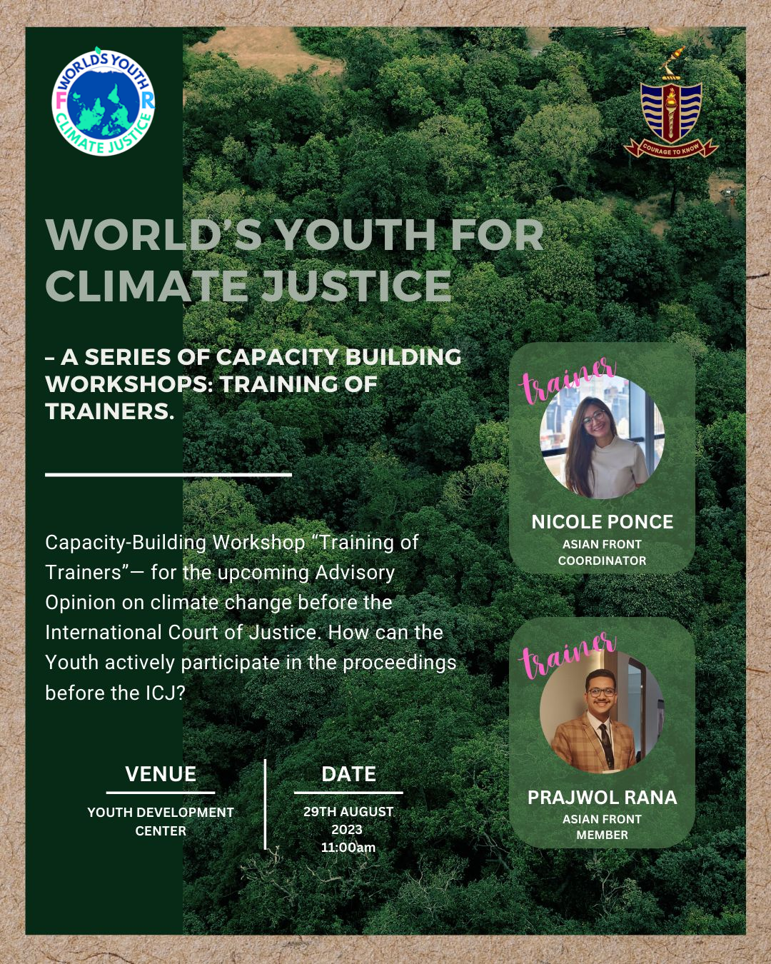 Training of Trainers workshop - Asia