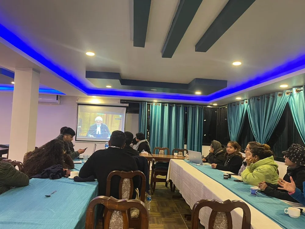 Watch party with the Nepal Front