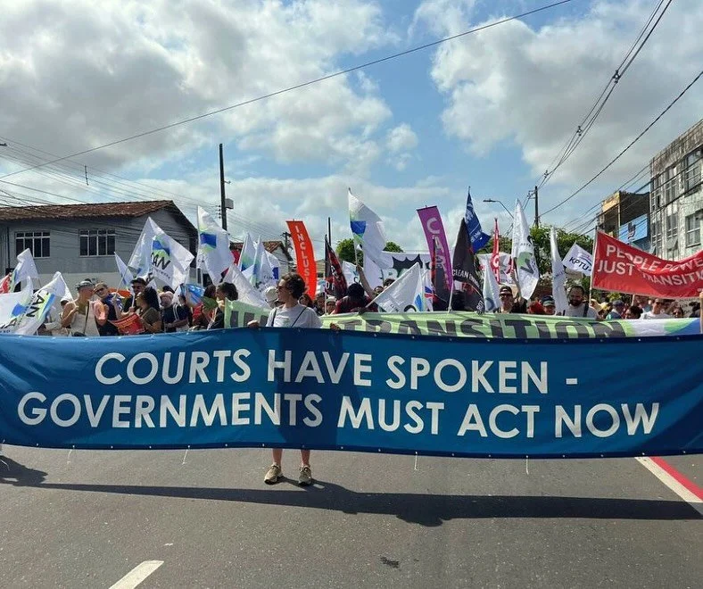 We&rsquo;ve wrapped up an incredible first week at #COP30! 🌍 From powerful discussions on youth-led climate litigation to strategising on implementing the ICJ&rsquo;s advisory opinion, we&rsquo;re so excited to be here!

As you all know, this COP is