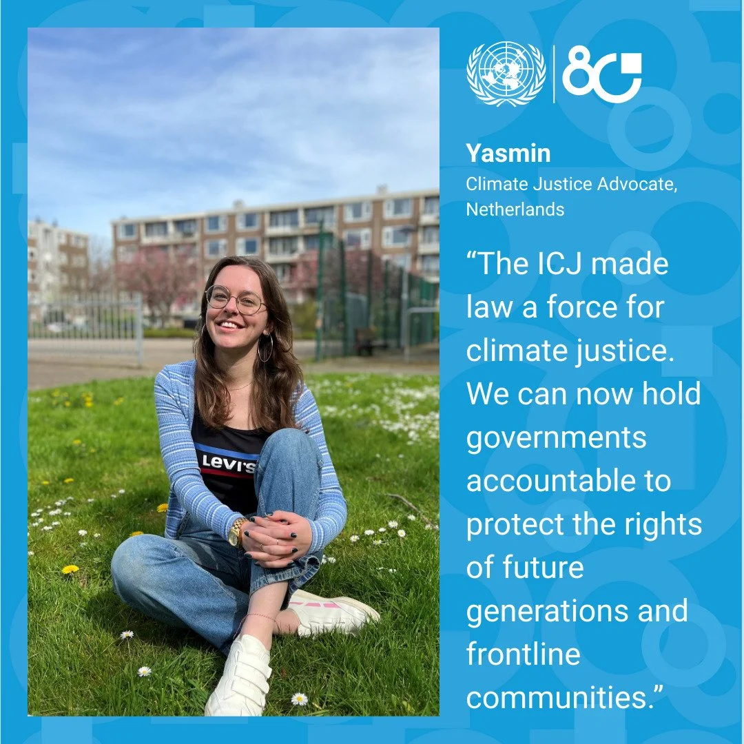 The climate change ICJ advisory opinion: just one example of how the United Nations have improved our lives in its 80-year existence! 🎉

In October of last year, the United Nations celebrated their 80th birthday, and they decided to celebrate it tog