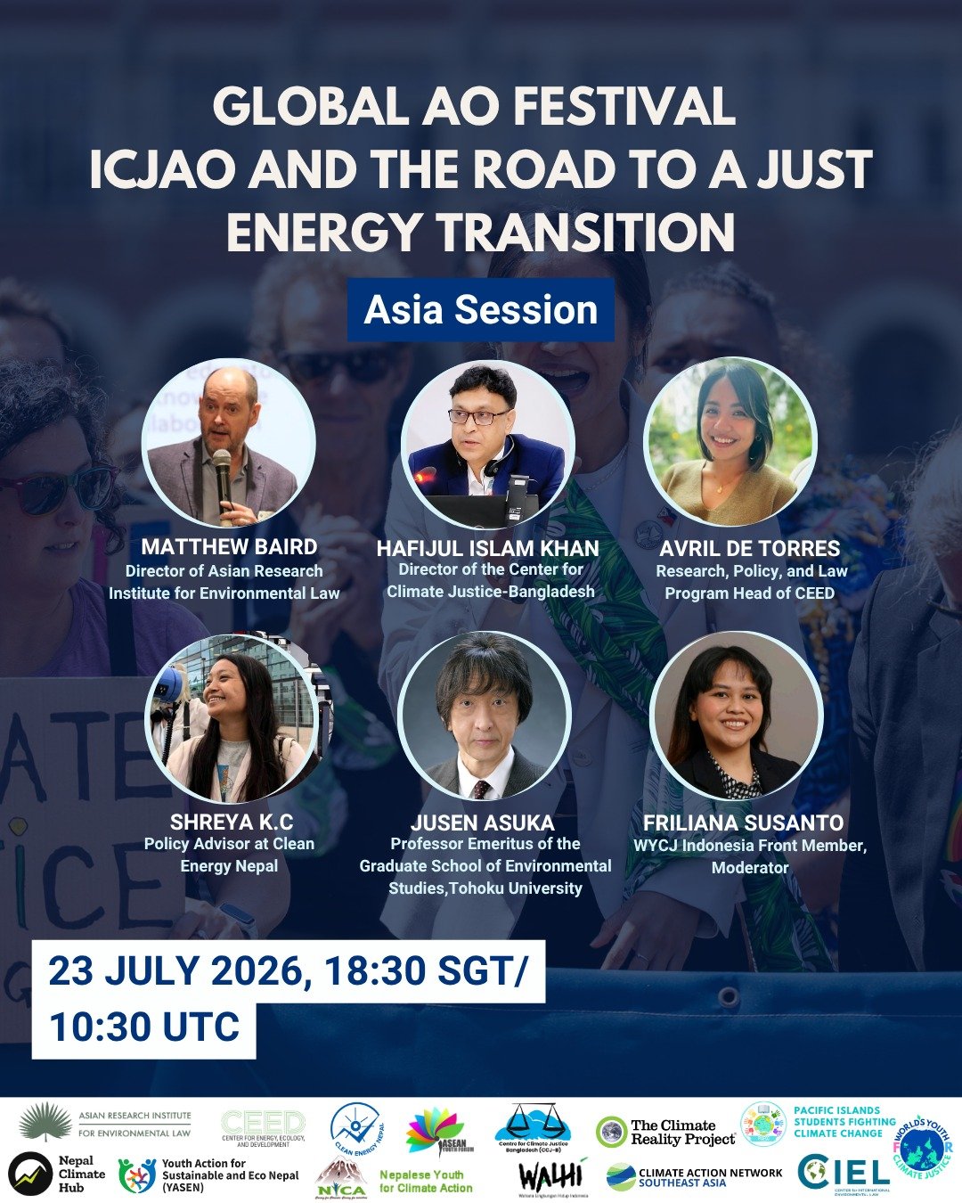 Join us this week to celebrate one year of climate justice history! 🌎

On 23 July 2025, the International Court of Justice delivered a historic ruling, setting out States' obligations on climate change under international law and the legal consequen