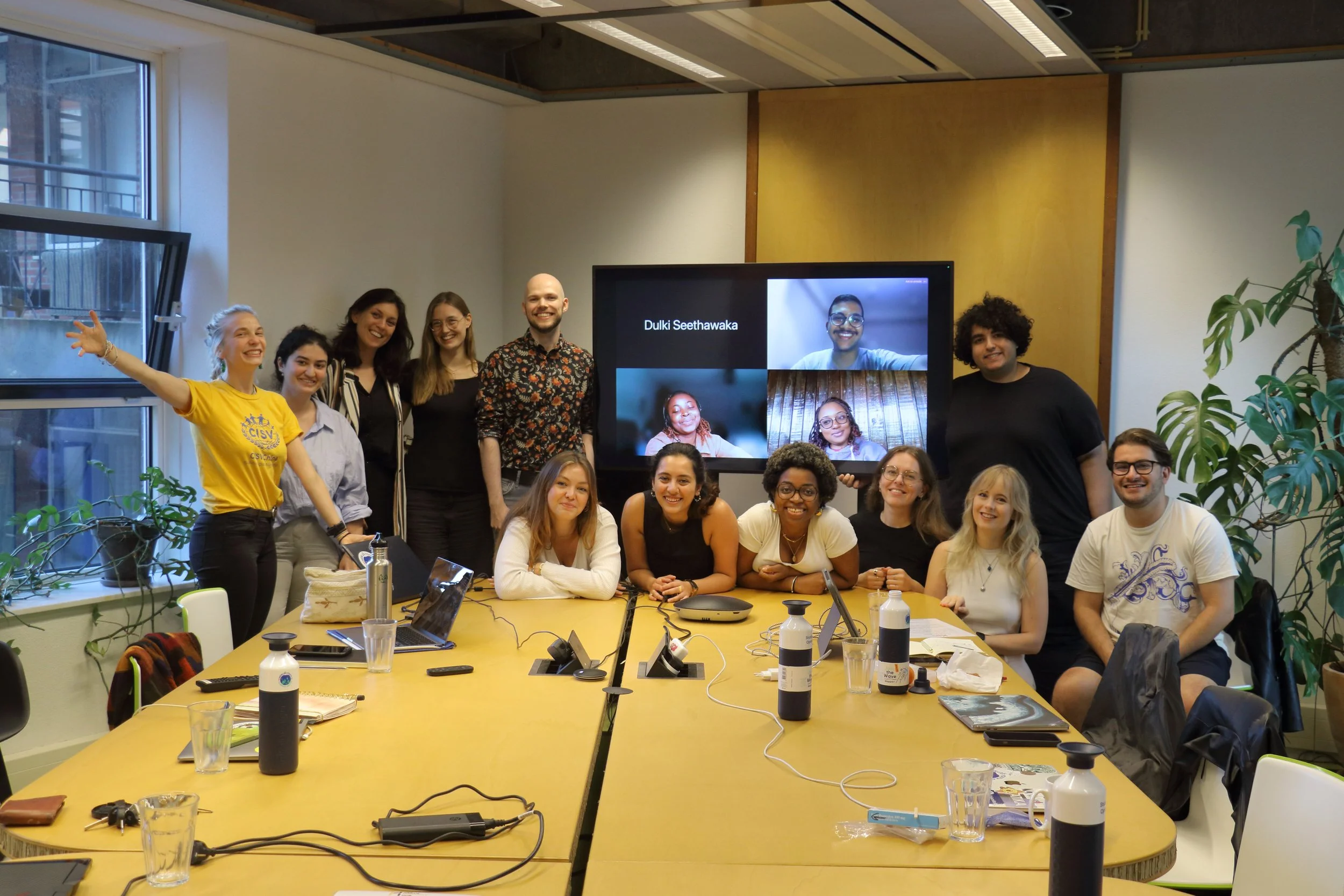 The members of the  Global Steering Committee of World's Youth for Climate Justice (WYCJ)