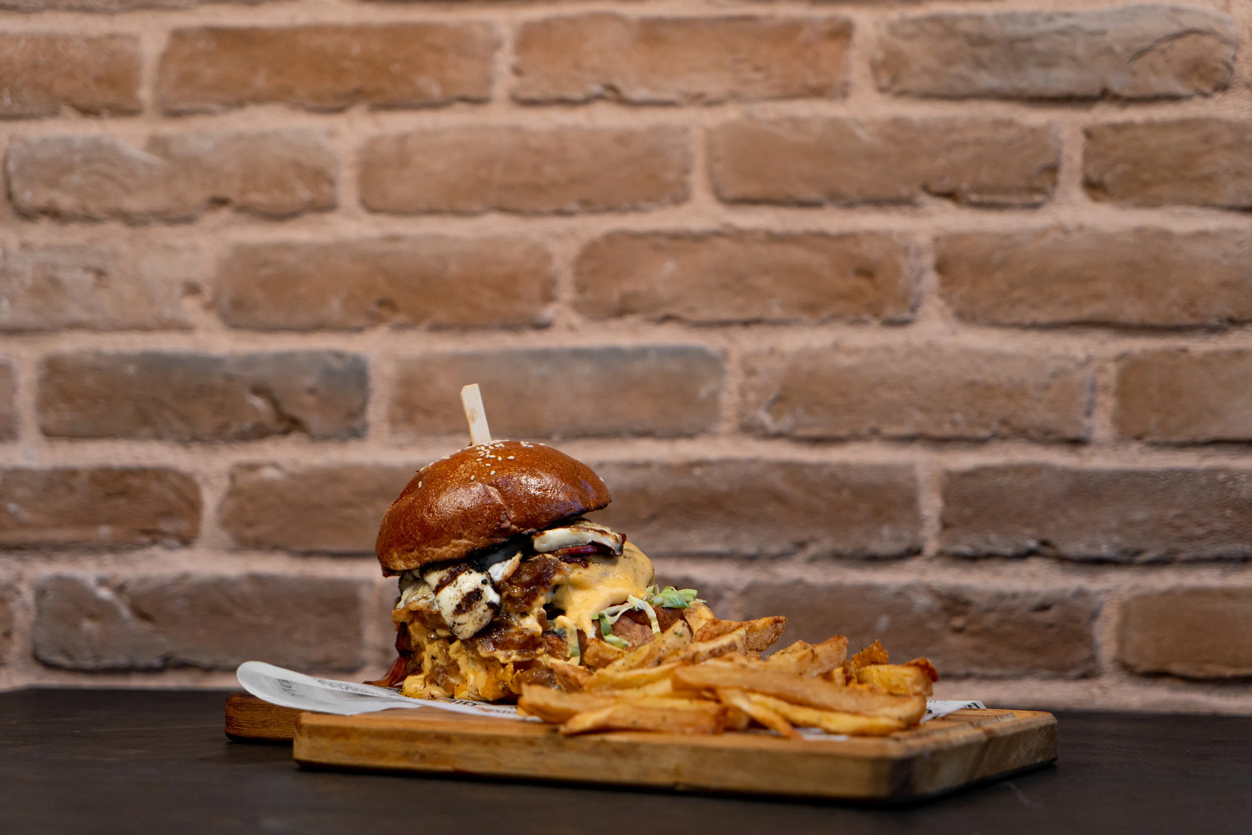 The Garrison's burgers — THE GARRISON BAR & GRILL