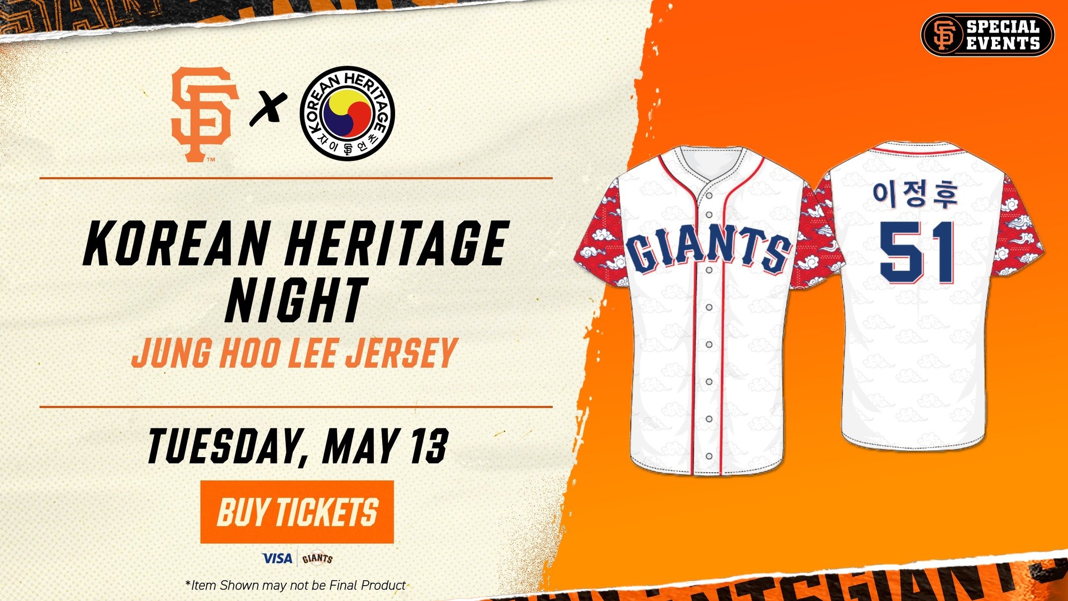 Now that the Hana Gala is behind us, looking for the next way to connect and celebrate community?

Join us for Korean Heritage Night at Oracle Park on Tuesday, May 13 as the Giants take on the Arizona Diamondbacks. It&rsquo;s a night to honor Korean 