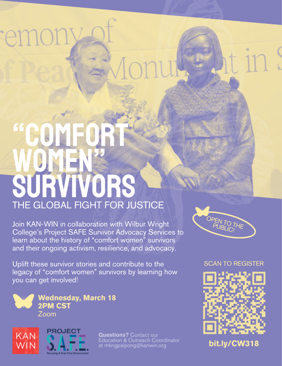 "Comfort Women" Survivors & The Global Fight for Justice Workshop (Zoom)